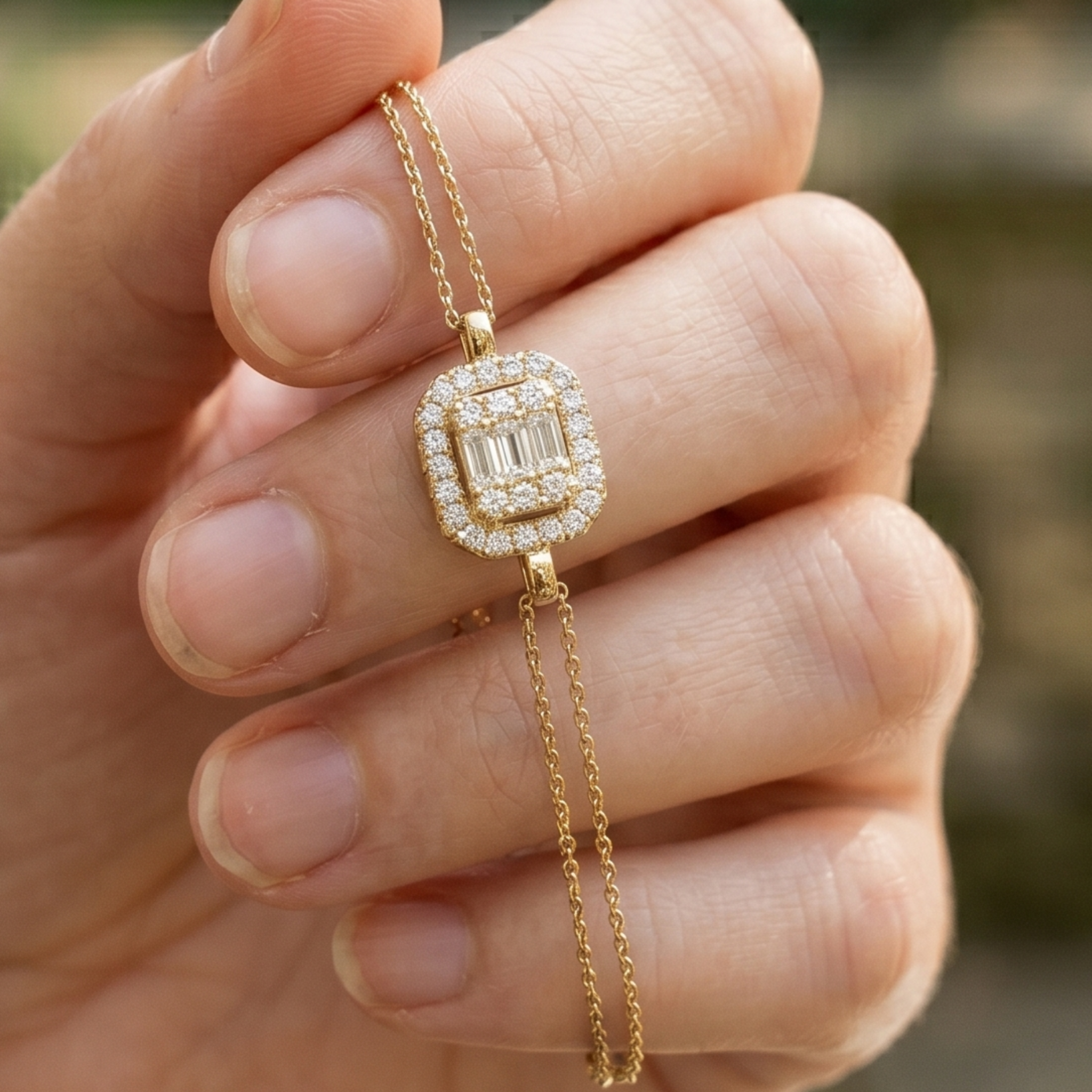 Celeste Duo 0.50 CT Diamond Chain Bracelet