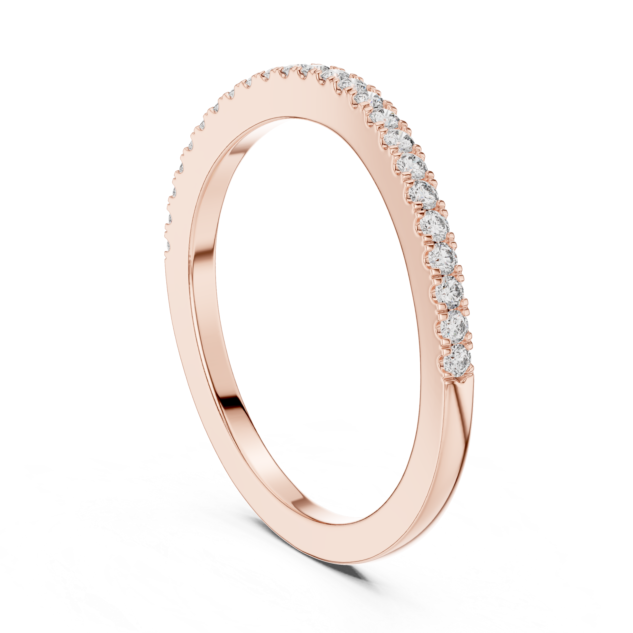 IGI Certified Lab-Grown Diamond Eternity Wedding Band | 14K & 18K Gold | Kiashaa Jewellery