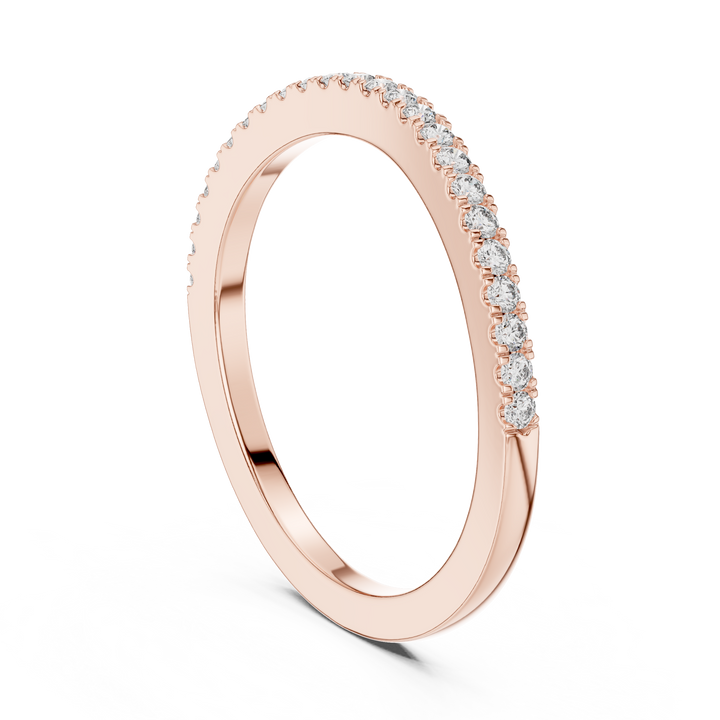 IGI Certified Lab-Grown Diamond Eternity Wedding Band | 14K & 18K Gold | Kiashaa Jewellery