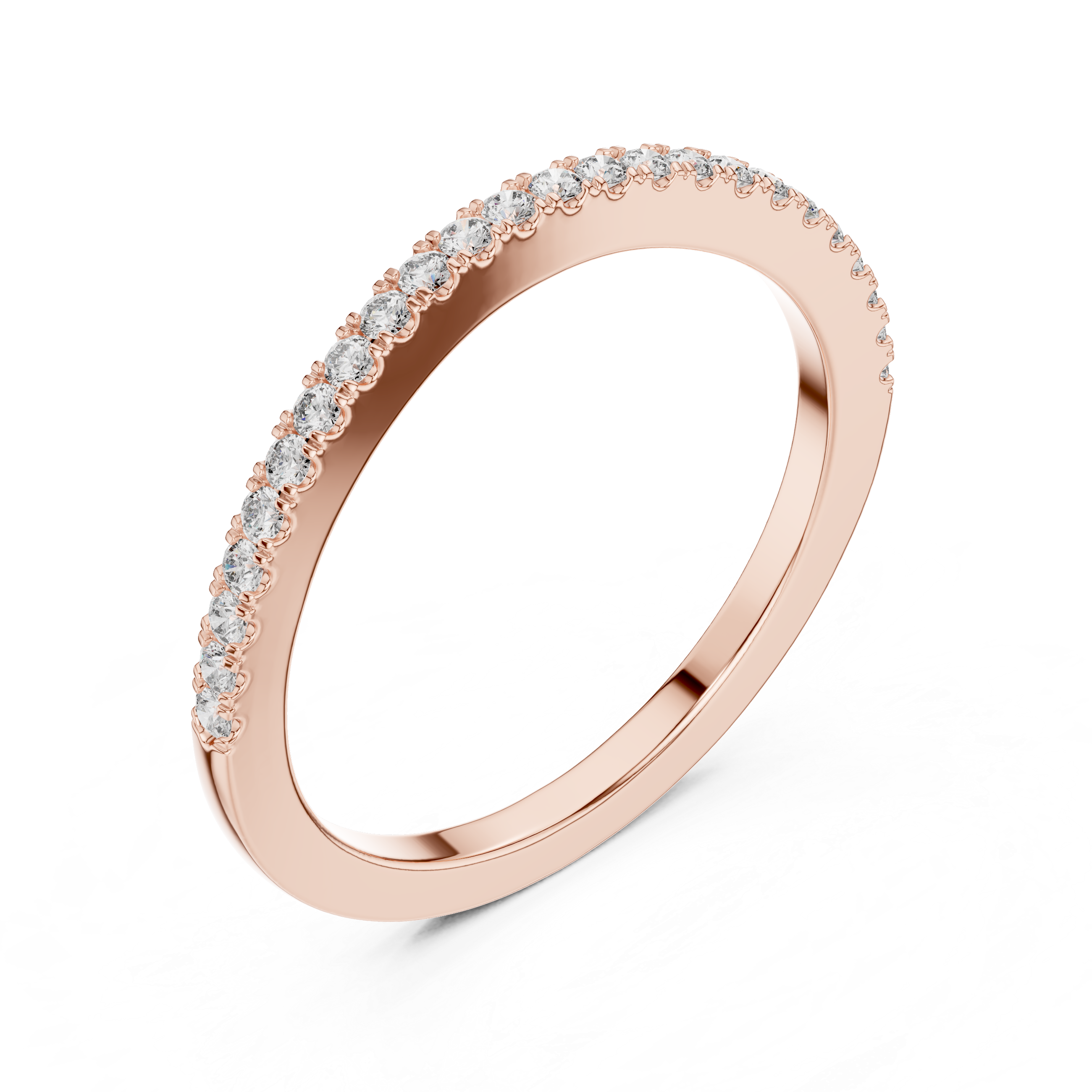IGI Certified Lab-Grown Diamond Eternity Wedding Band | 14K & 18K Gold | Kiashaa Jewellery