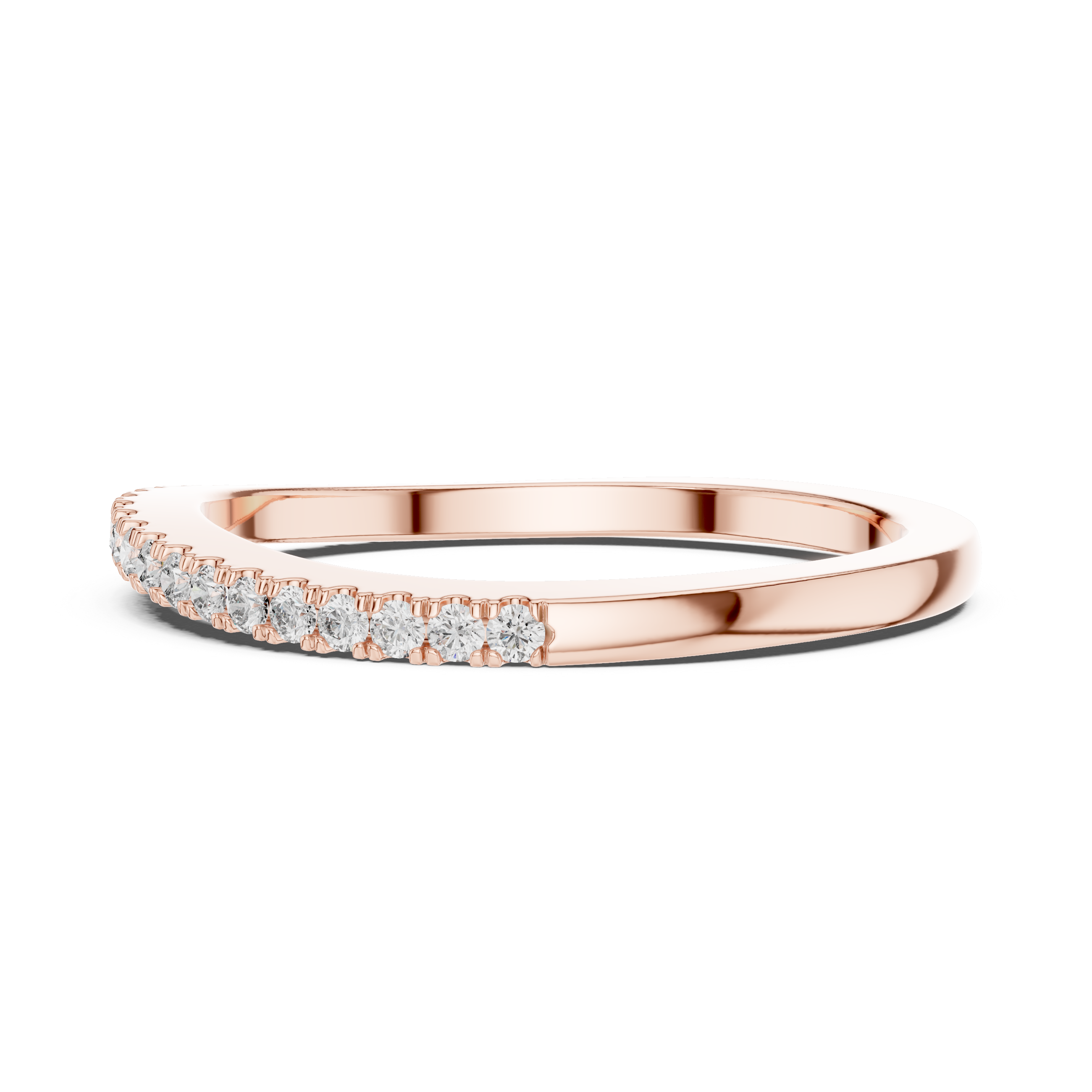 IGI Certified Lab-Grown Diamond Eternity Wedding Band | 14K & 18K Gold | Kiashaa Jewellery