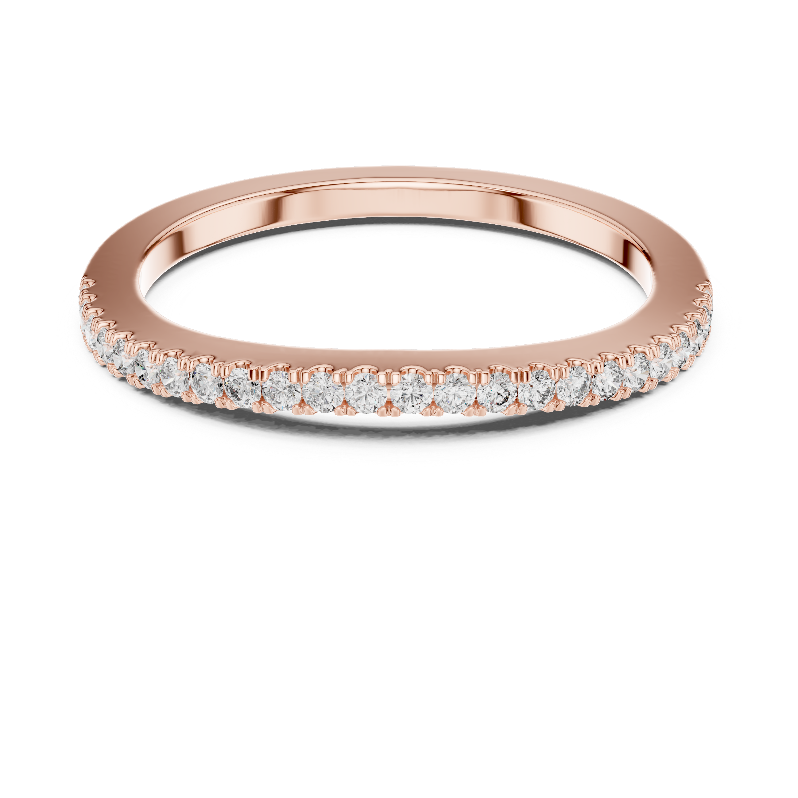 IGI Certified Lab-Grown Diamond Eternity Wedding Band | 14K & 18K Gold | Kiashaa Jewellery