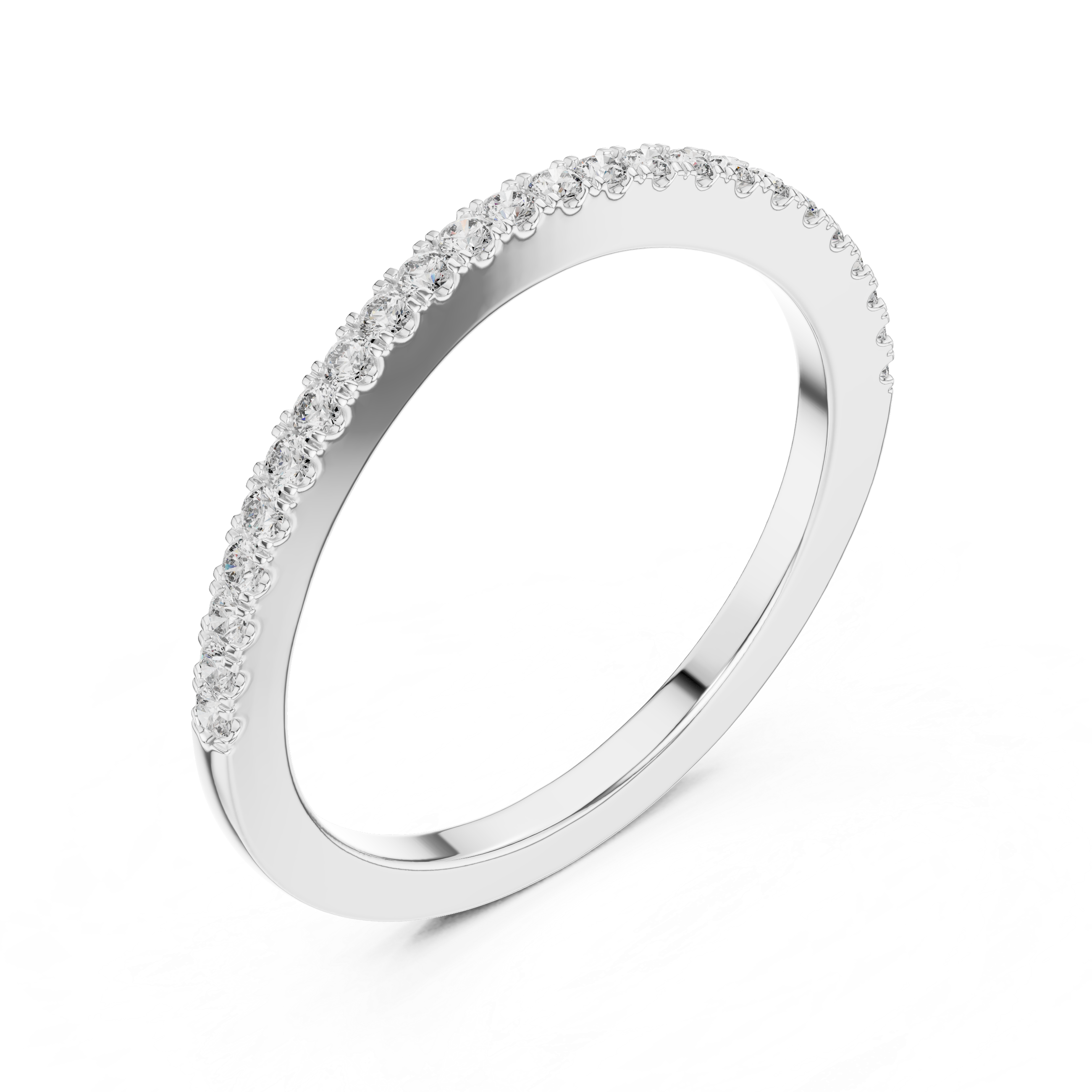 IGI Certified Lab-Grown Diamond Eternity Wedding Band | 14K & 18K Gold | Kiashaa Jewellery