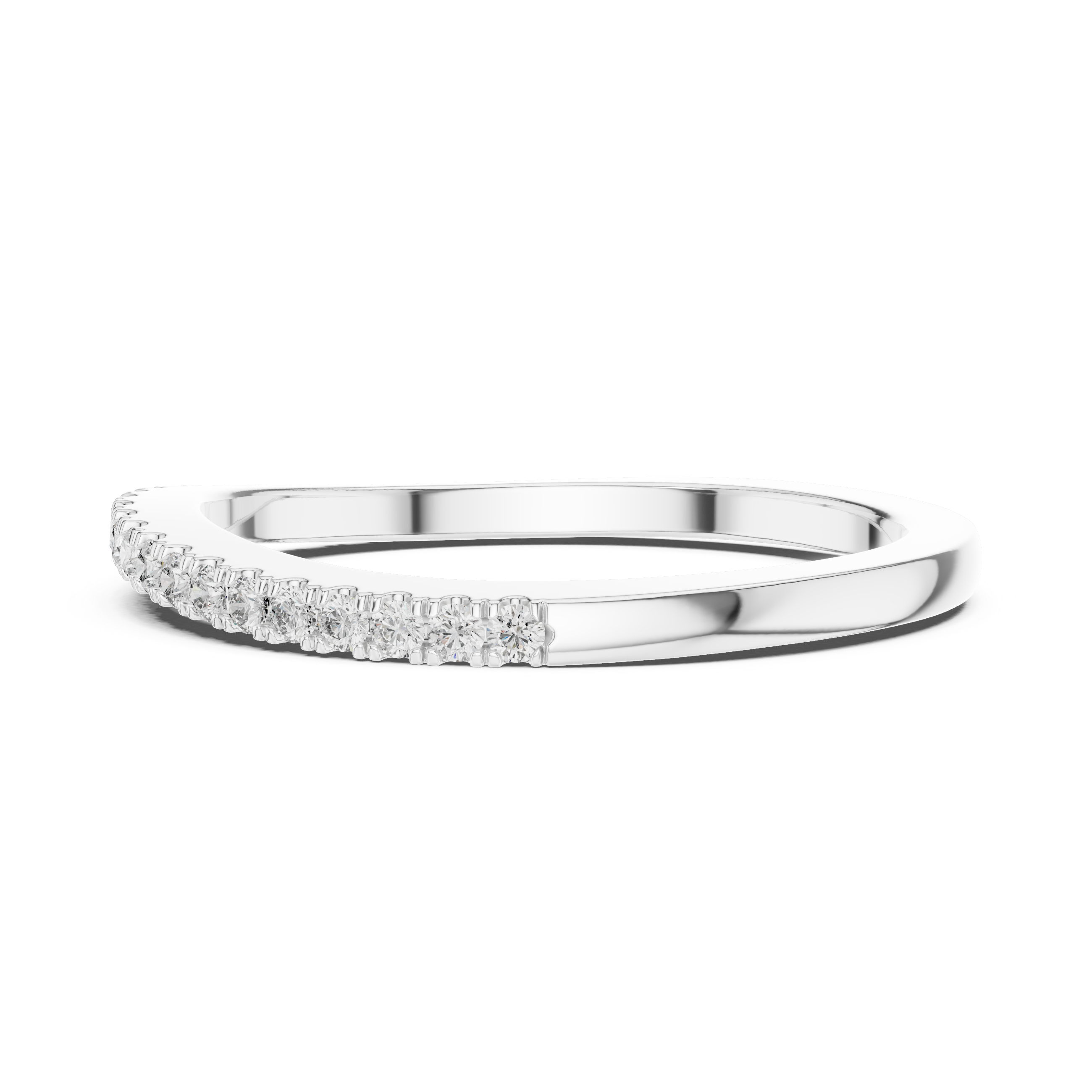 IGI Certified Lab-Grown Diamond Eternity Wedding Band | 14K & 18K Gold | Kiashaa Jewellery
