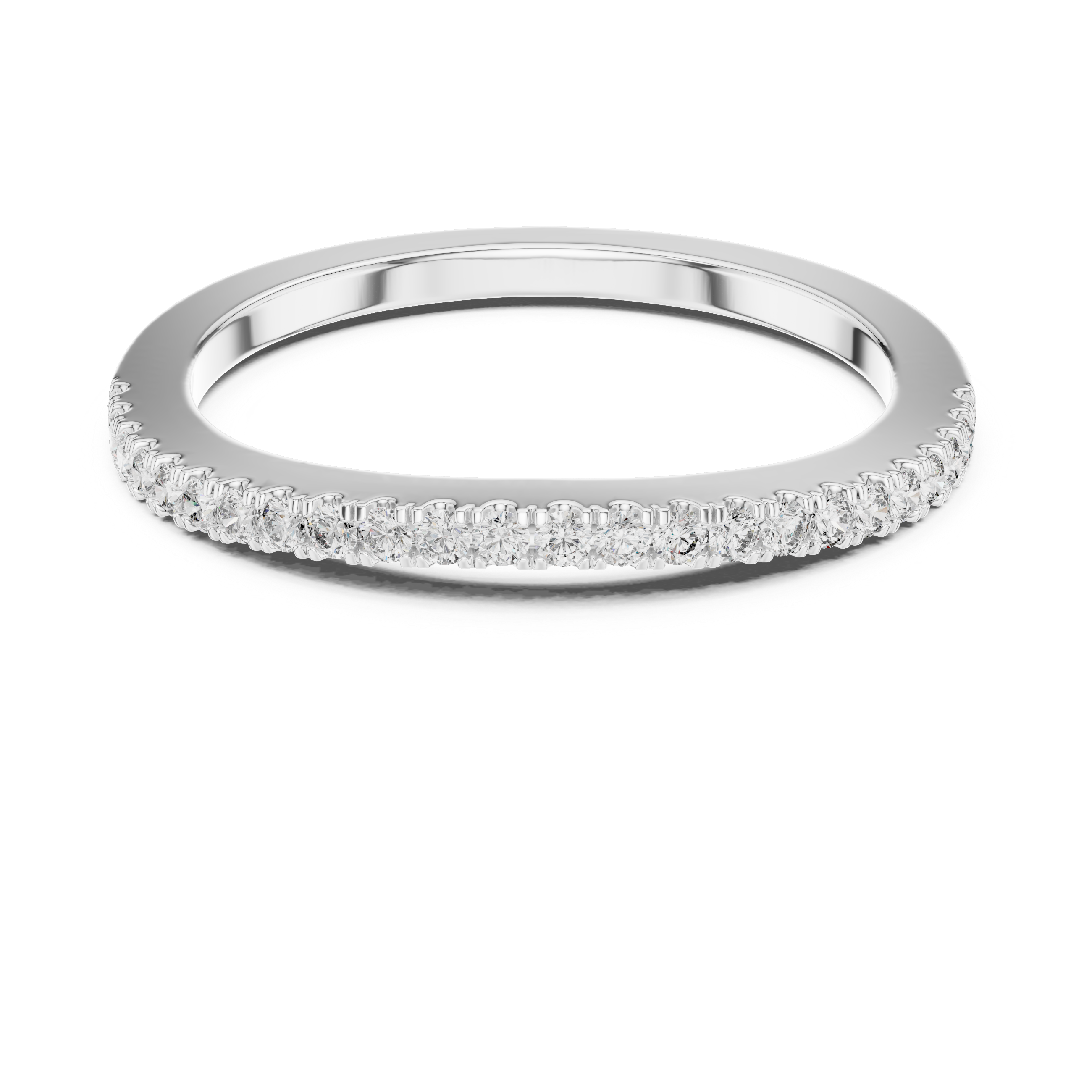 IGI Certified Lab-Grown Diamond Eternity Wedding Band | 14K & 18K Gold | Kiashaa Jewellery