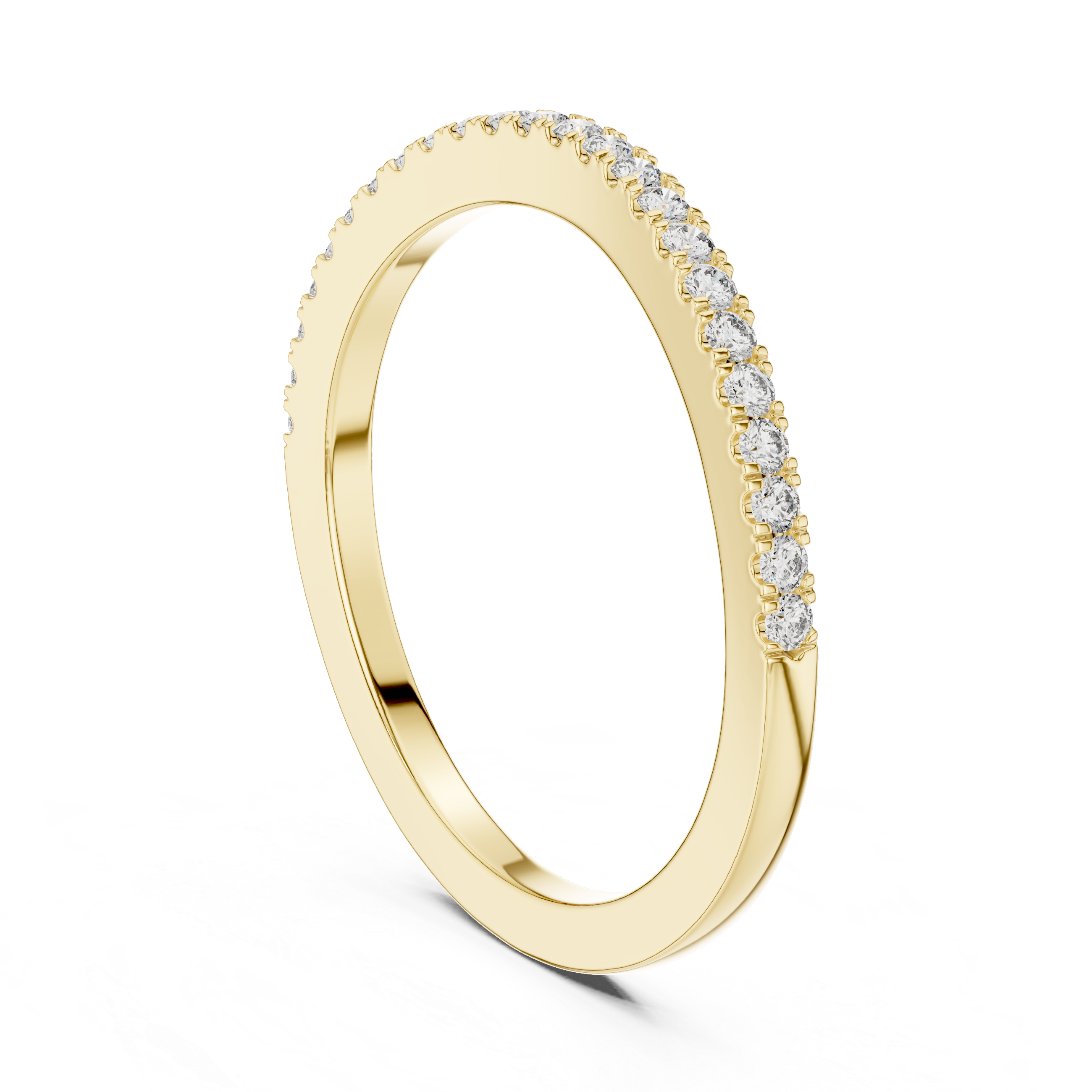 IGI Certified Lab-Grown Diamond Eternity Wedding Band | 14K & 18K Gold | Kiashaa Jewellery