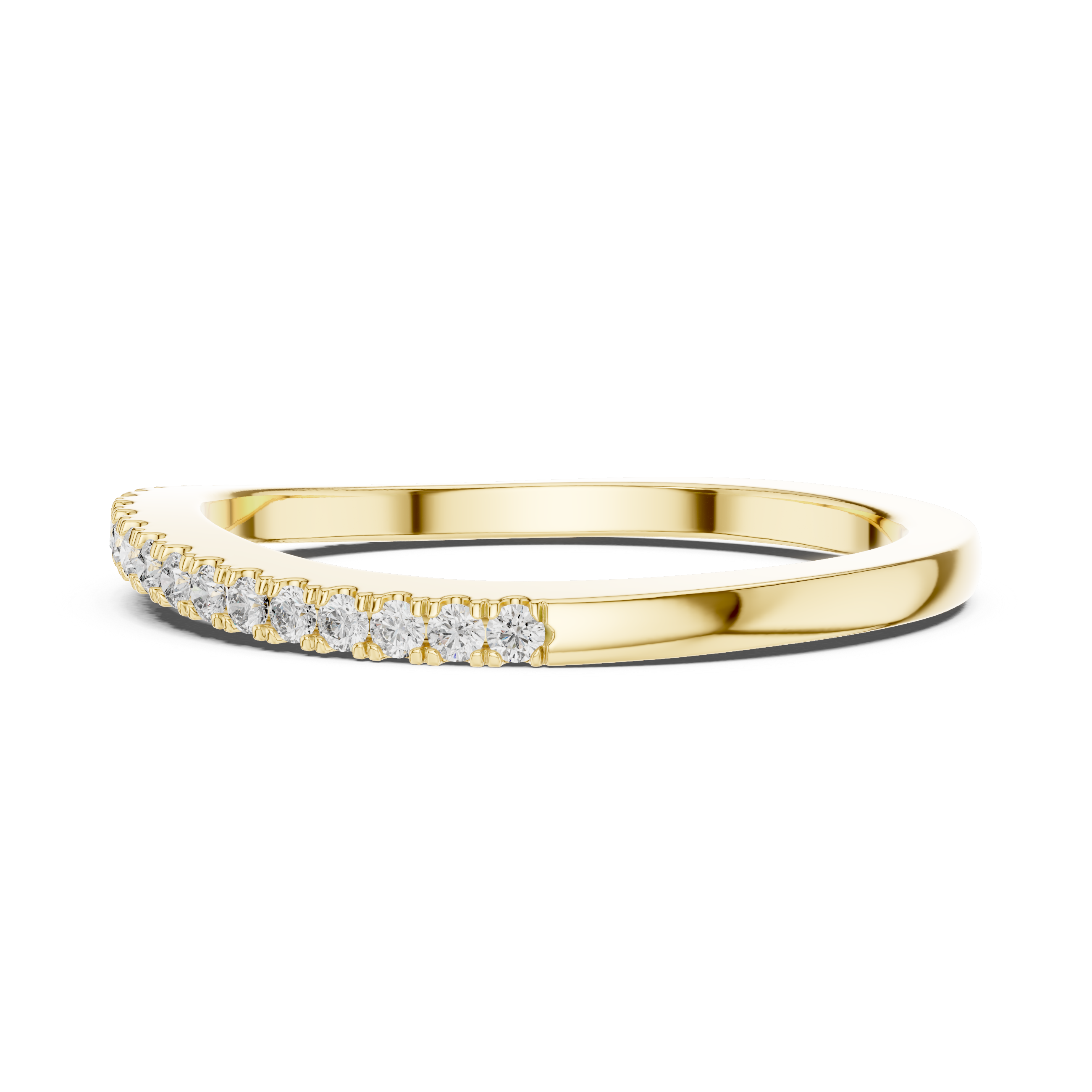 IGI Certified Lab-Grown Diamond Eternity Wedding Band | 14K & 18K Gold | Kiashaa Jewellery
