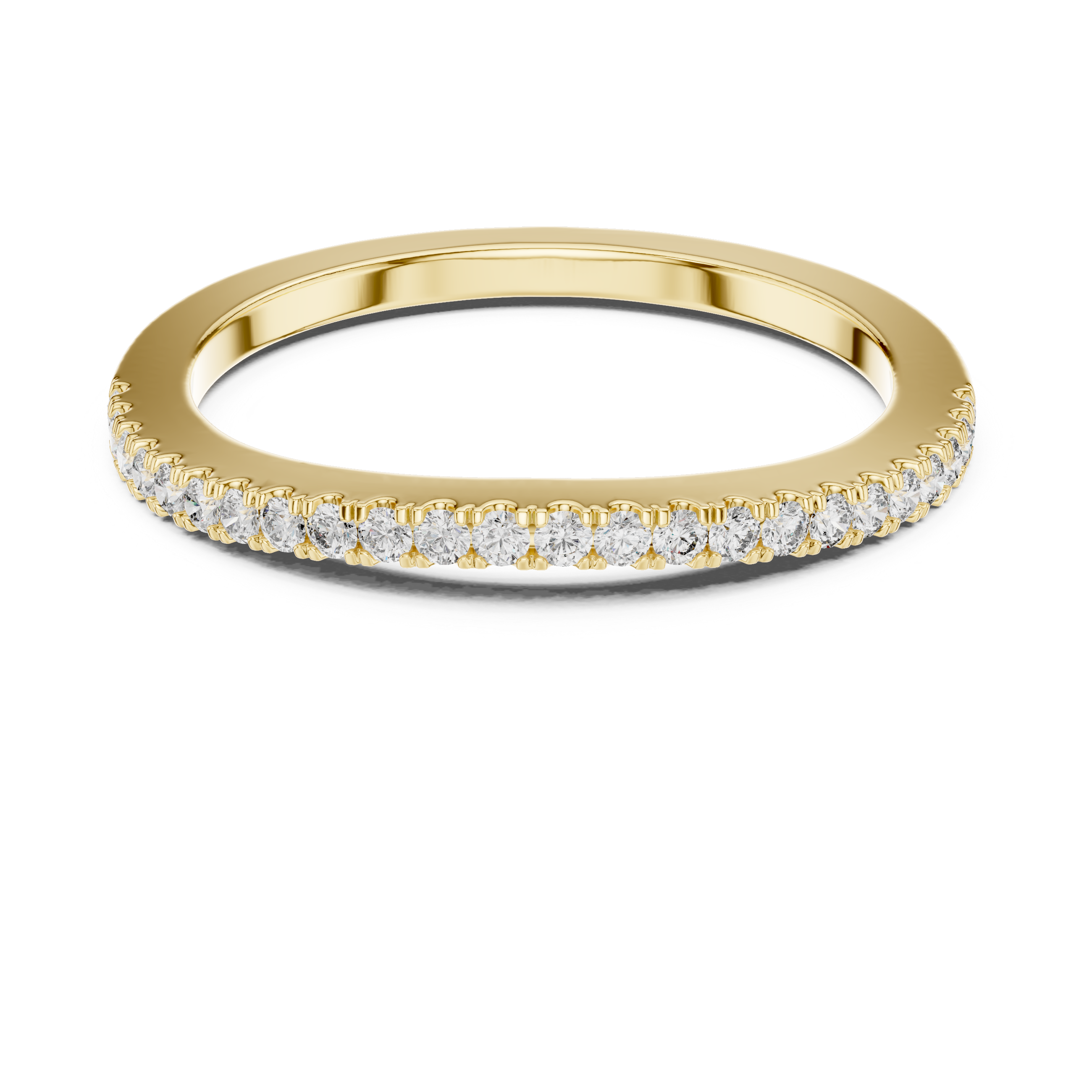 IGI Certified Lab-Grown Diamond Eternity Wedding Band | 14K & 18K Gold | Kiashaa Jewellery