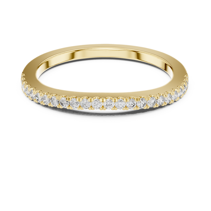 IGI Certified Lab-Grown Diamond Eternity Wedding Band | 14K & 18K Gold | Kiashaa Jewellery