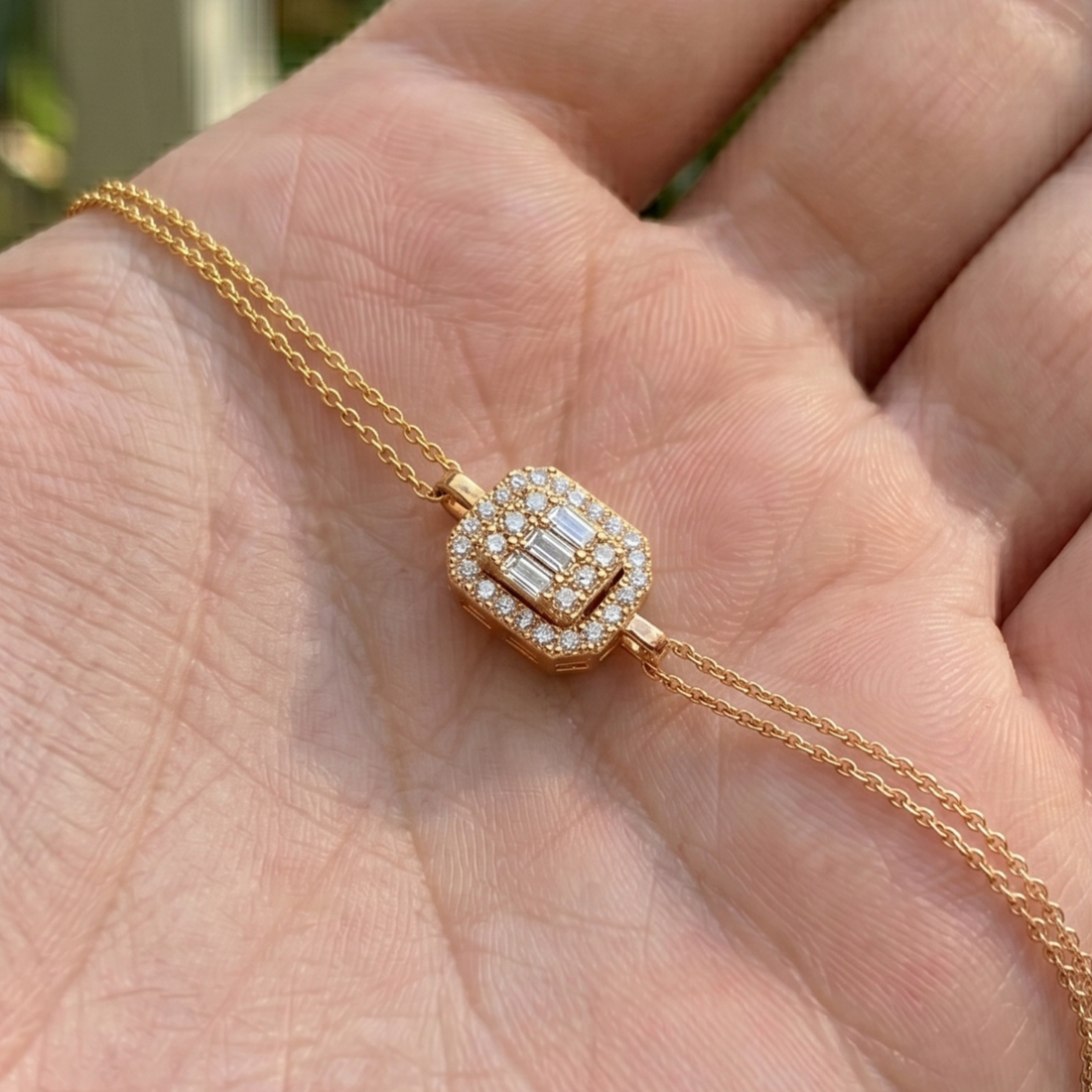 Celeste Duo 0.50 CT Diamond Chain Bracelet