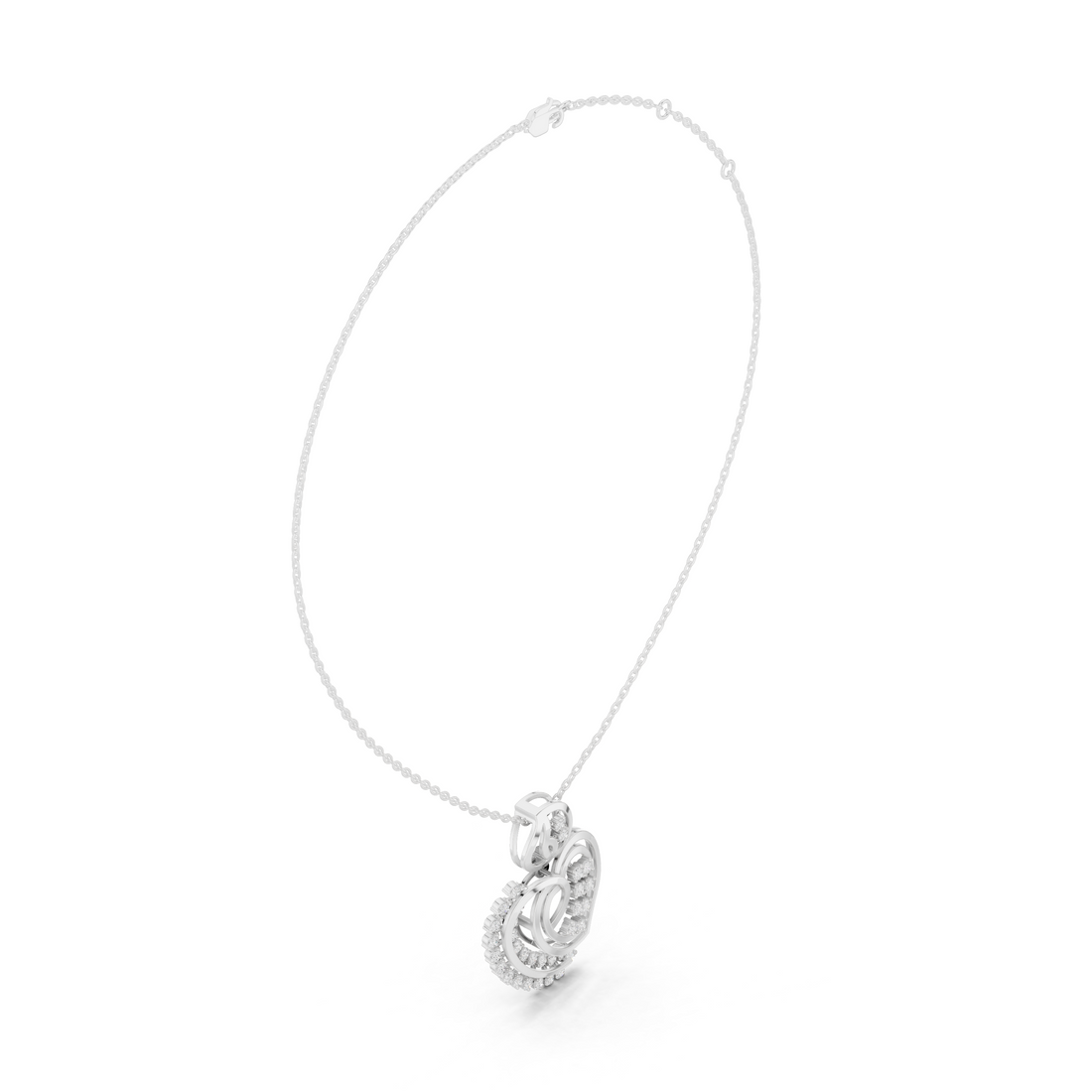 Elegant Heart-Shaped Diamond Pendant | 14K & 18K Gold | IGI Certified