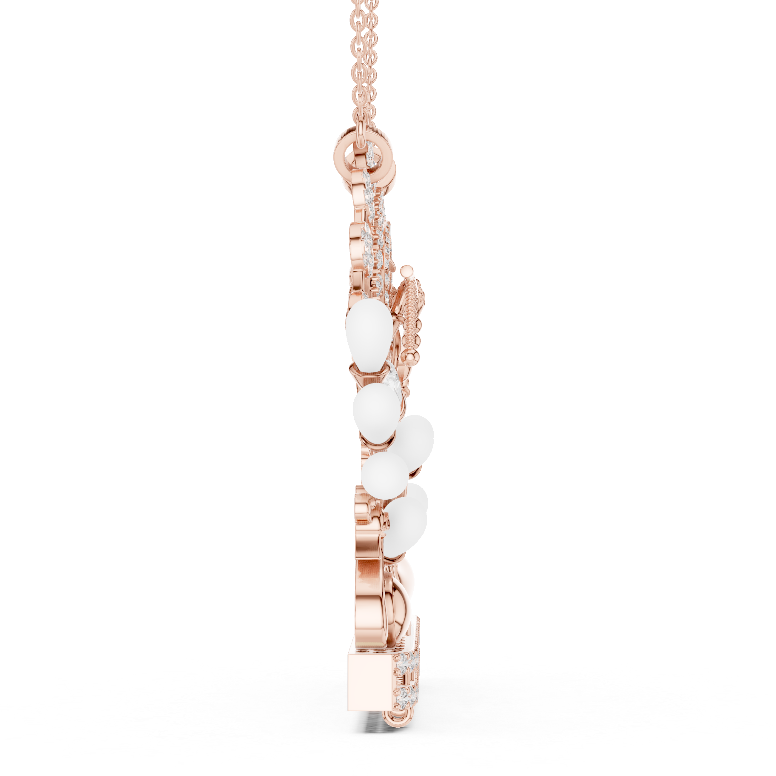 Radha Krishna Lab Grown Diamond Pendant – 14K/18K Gold | Kiashaa Jewellery