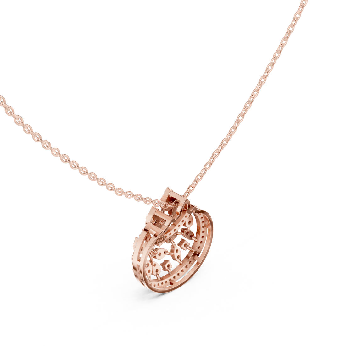 Pear Drop Harmony Lab Grown Diamond Pendant – 14K/18K Gold | Kiashaa Jewellery