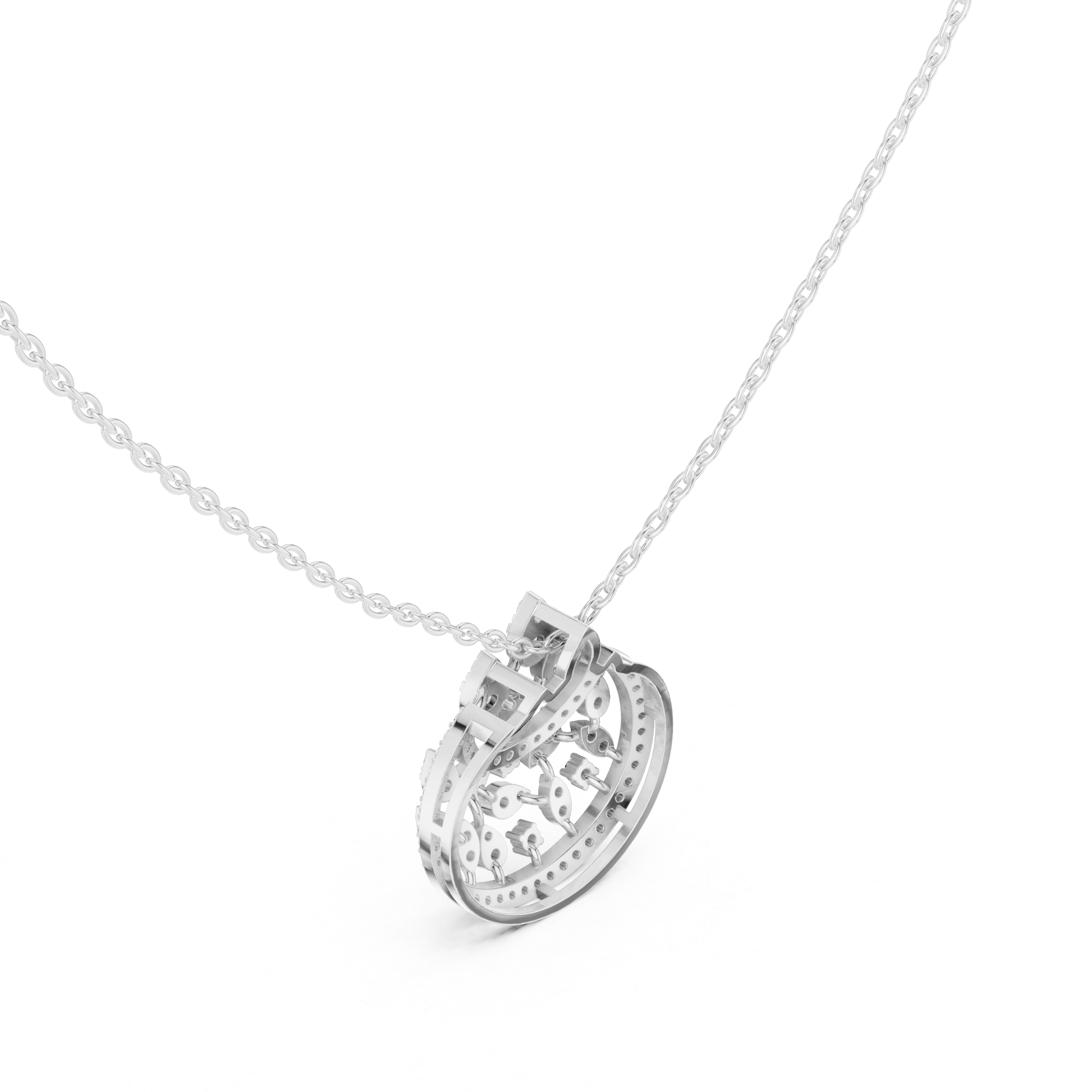 Pear Drop Harmony Lab Grown Diamond Pendant – 14K/18K Gold | Kiashaa Jewellery