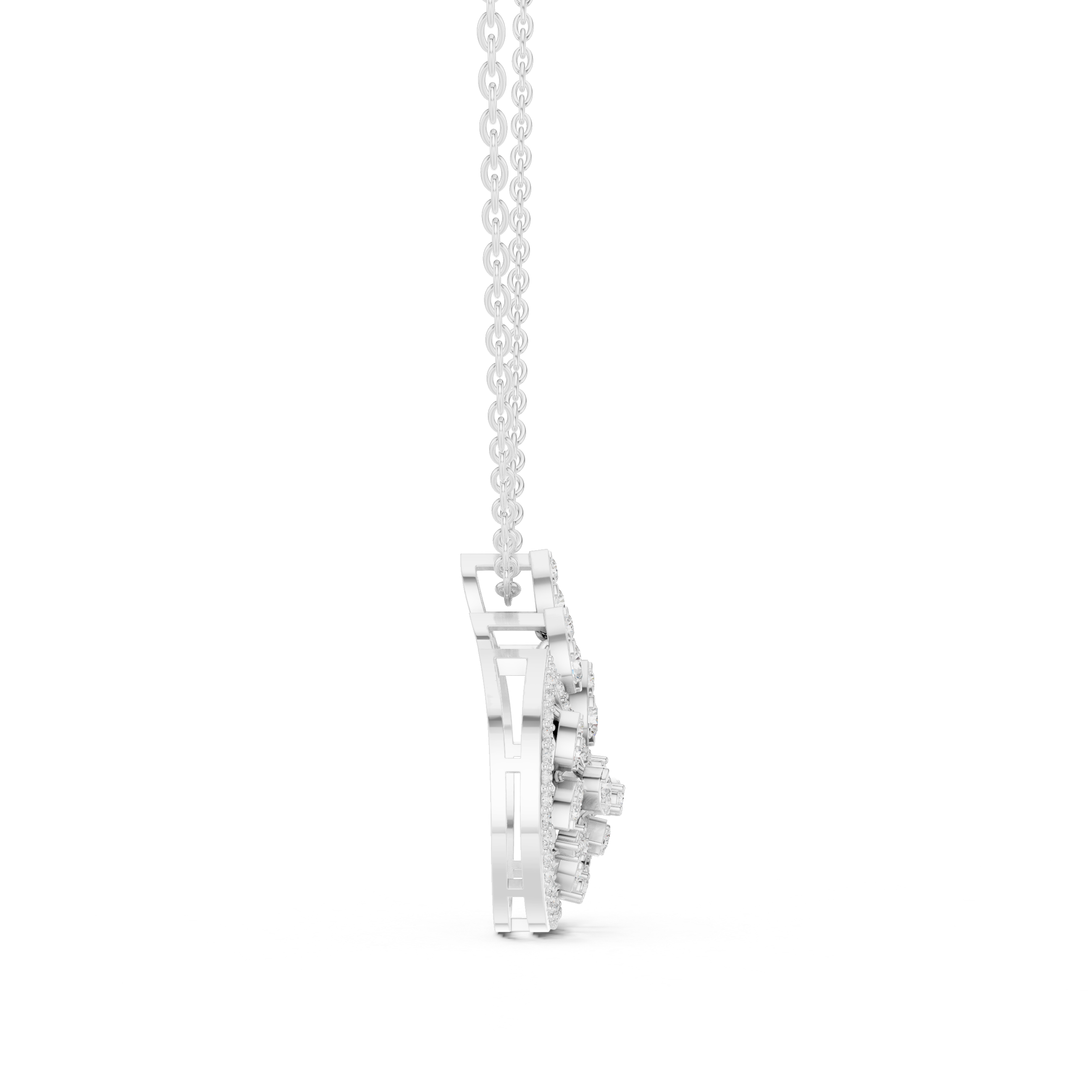 Pear Drop Harmony Lab Grown Diamond Pendant – 14K/18K Gold | Kiashaa Jewellery