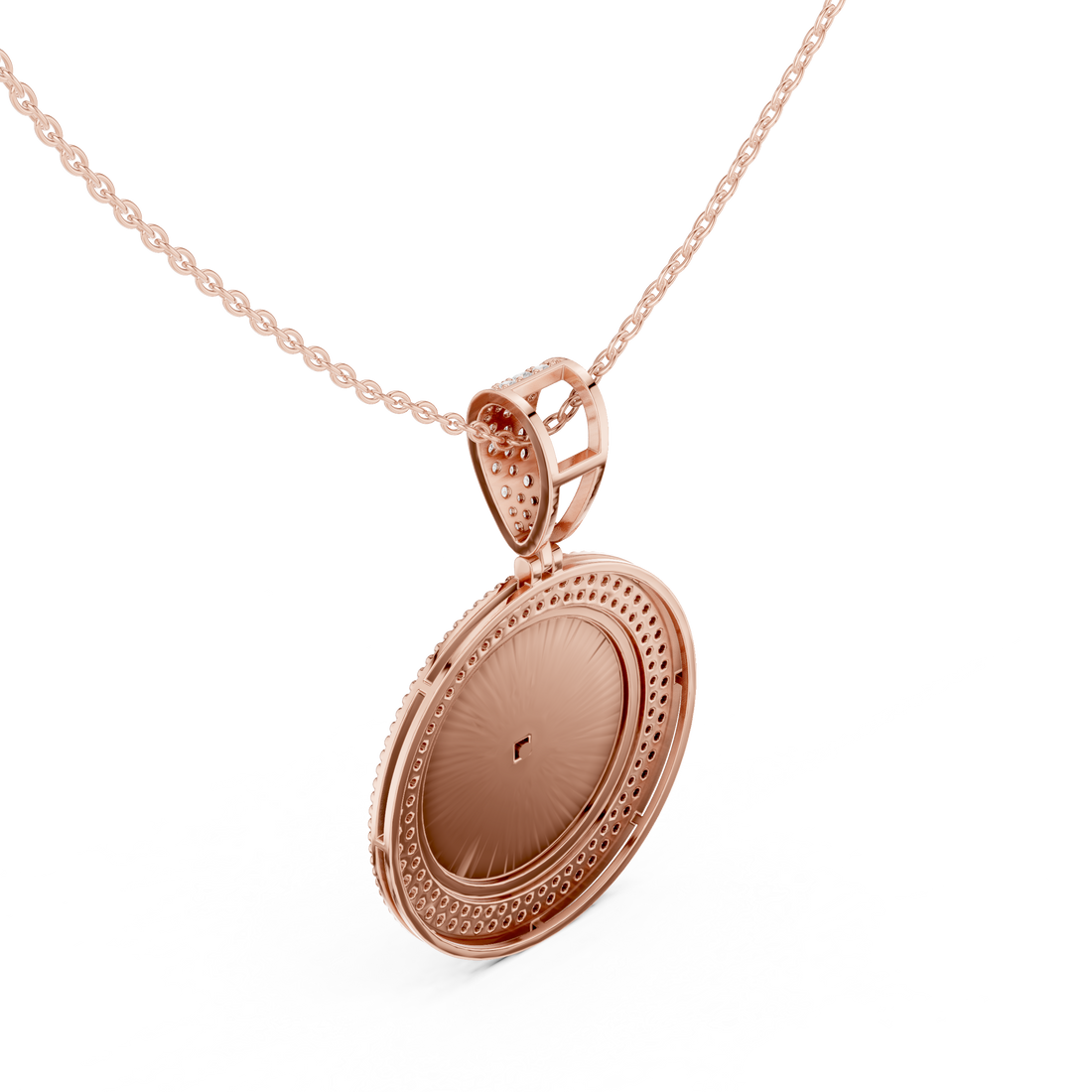 Medusa Diamond Medallion Pendant | 14K & 18K Gold | IGI Certified