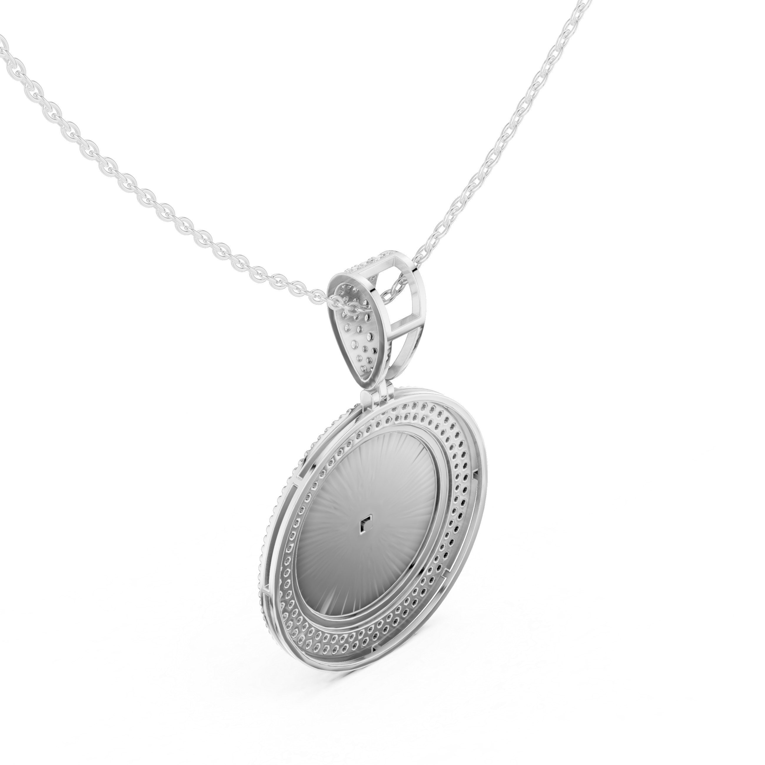 Medusa Diamond Medallion Pendant | 14K & 18K Gold | IGI Certified