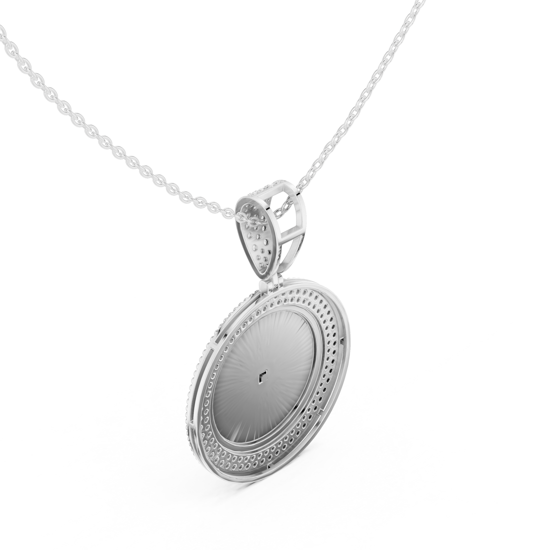 Medusa Diamond Medallion Pendant | 14K & 18K Gold | IGI Certified