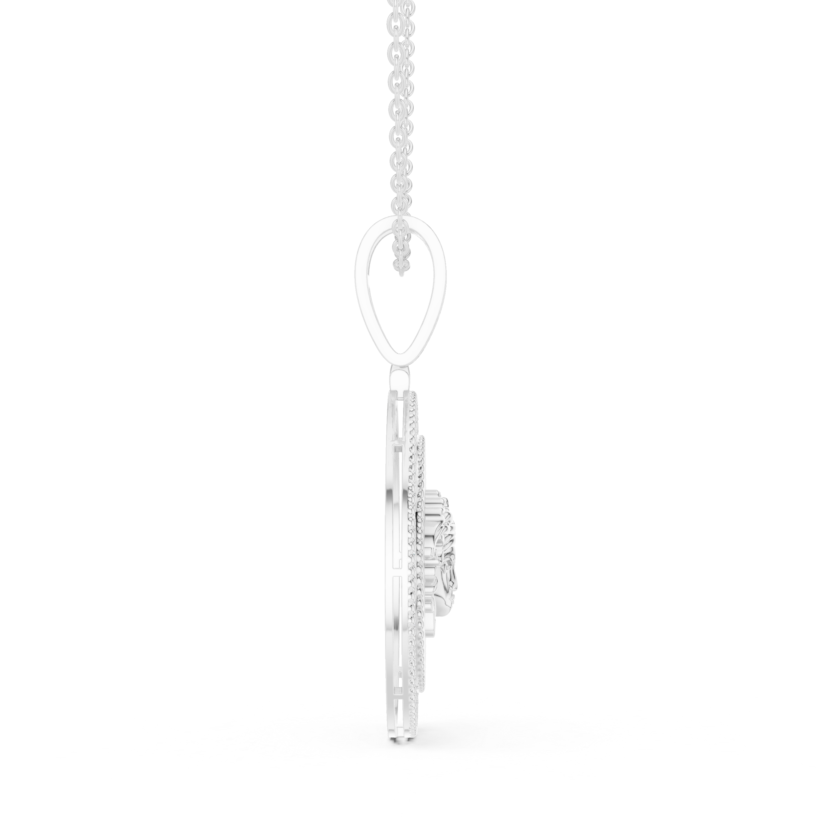 Medusa Diamond Medallion Pendant | 14K & 18K Gold | IGI Certified