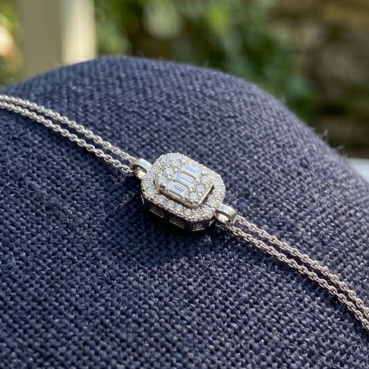 Celeste Duo 0.50 CT Diamond Chain Bracelet