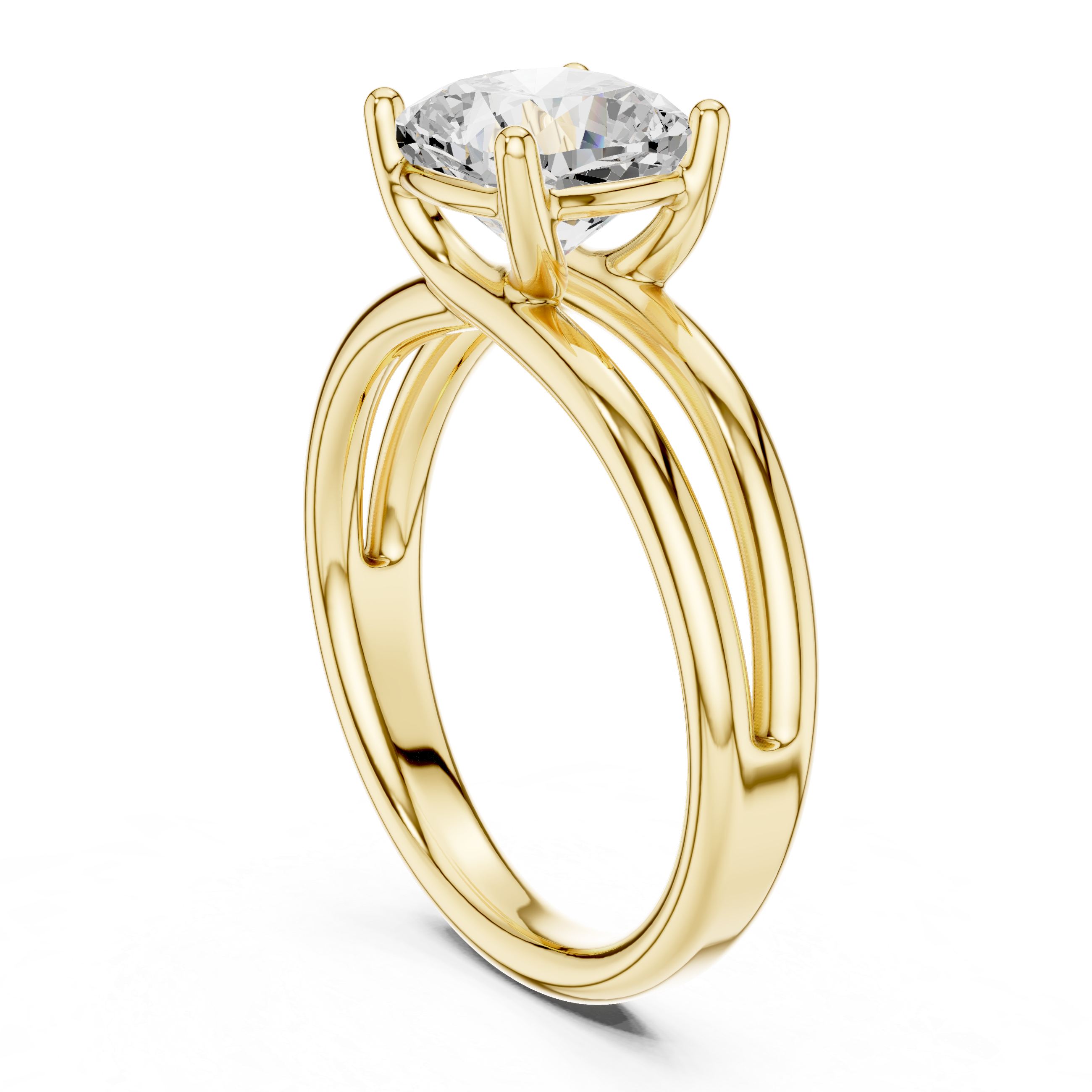 Rose Gold Solitaire Lab-Grown Diamond Engagement Ring | IGI Certified | Kiashaa Jewellery