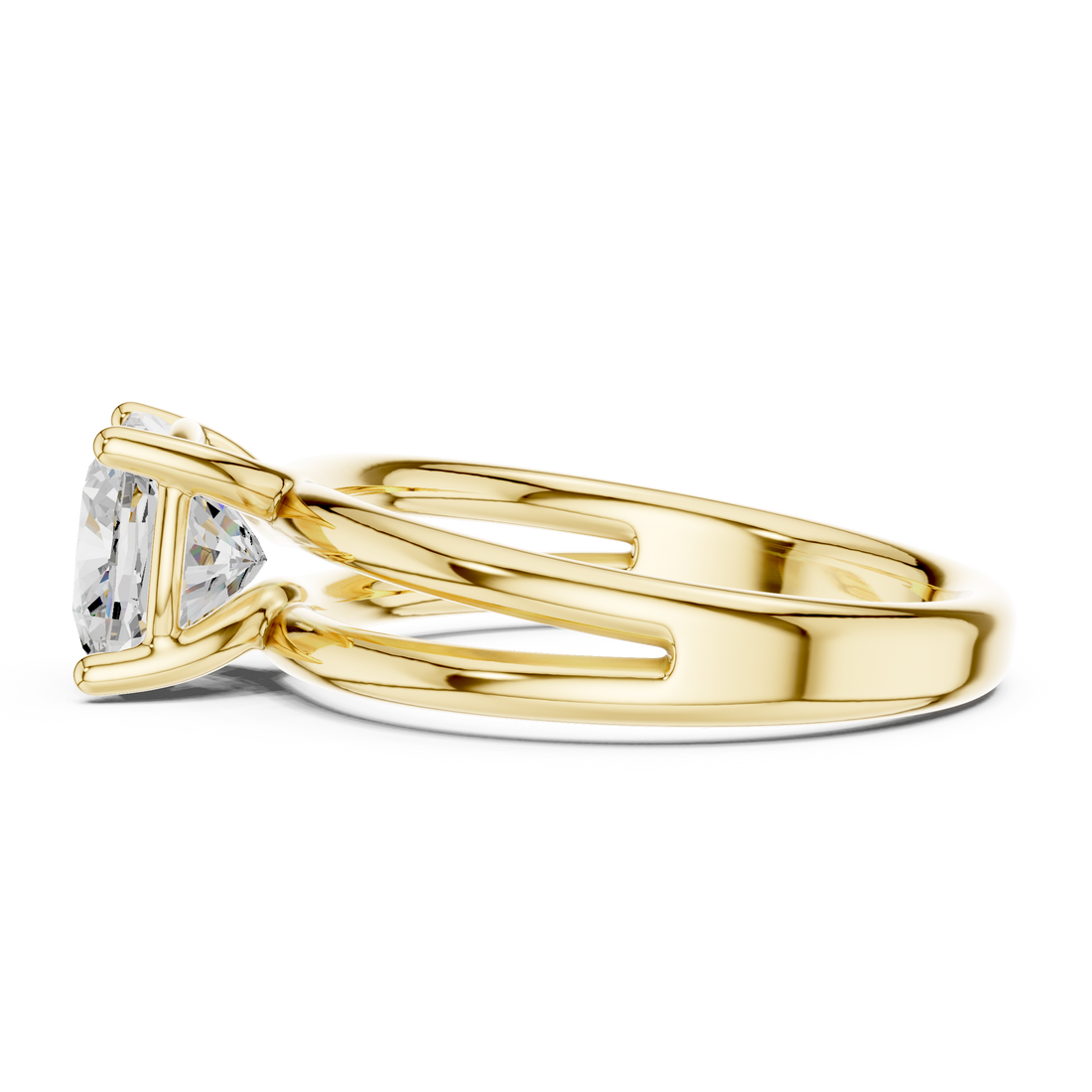 Rose Gold Solitaire Lab-Grown Diamond Engagement Ring | IGI Certified | Kiashaa Jewellery