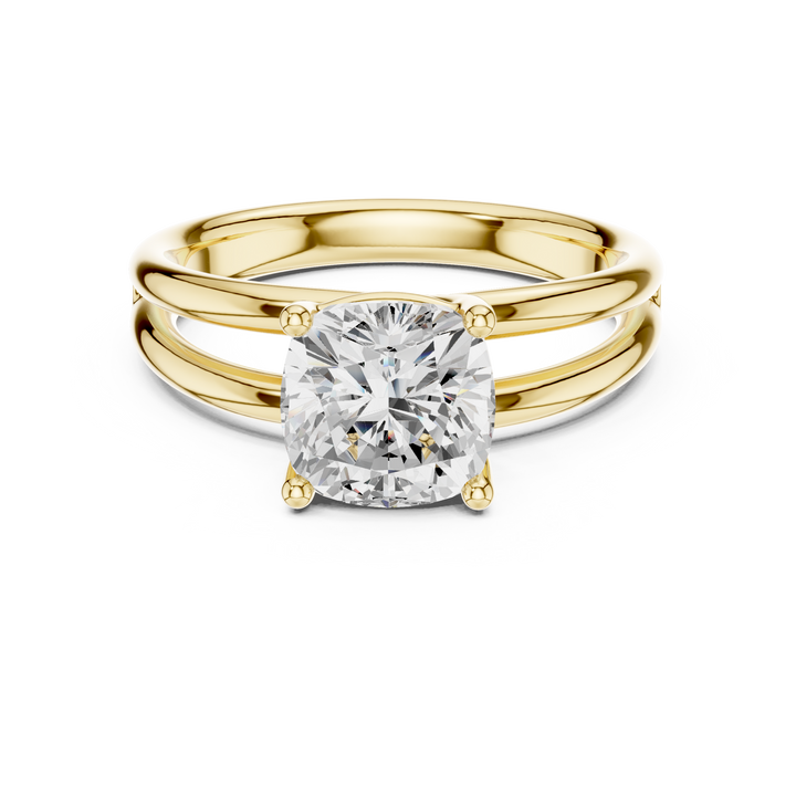 Rose Gold Solitaire Lab-Grown Diamond Engagement Ring | IGI Certified | Kiashaa Jewellery