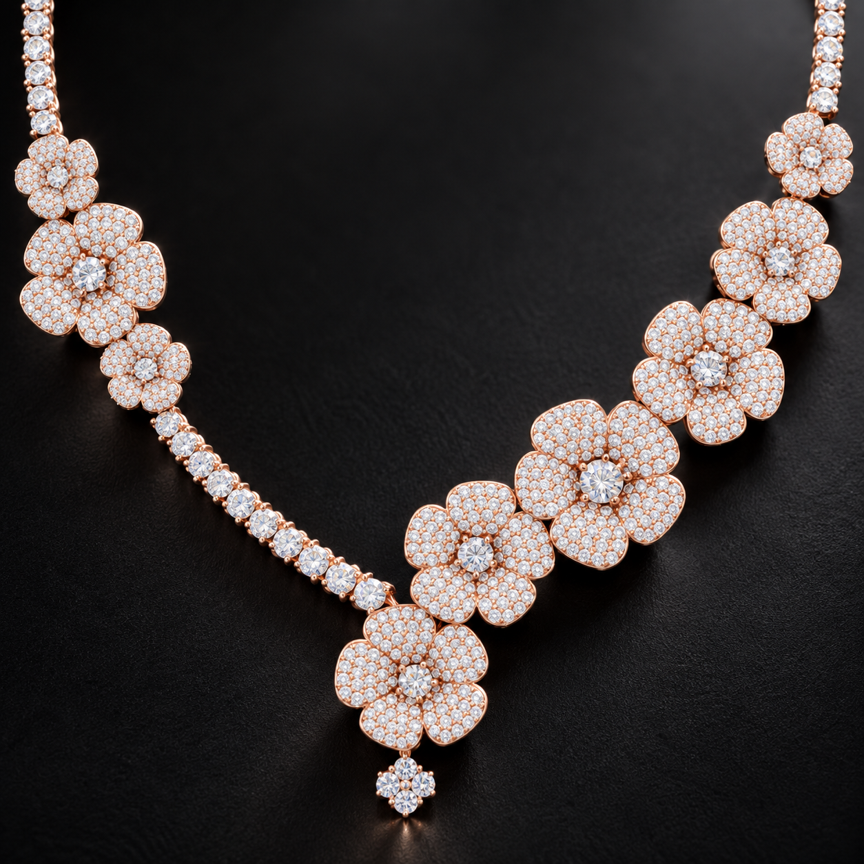 The Eternal Blossom Ladies Diamond Necklace