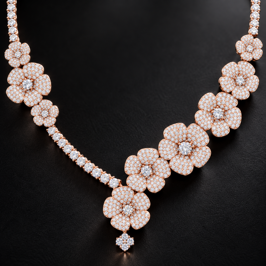 The Eternal Blossom Ladies Diamond Necklace