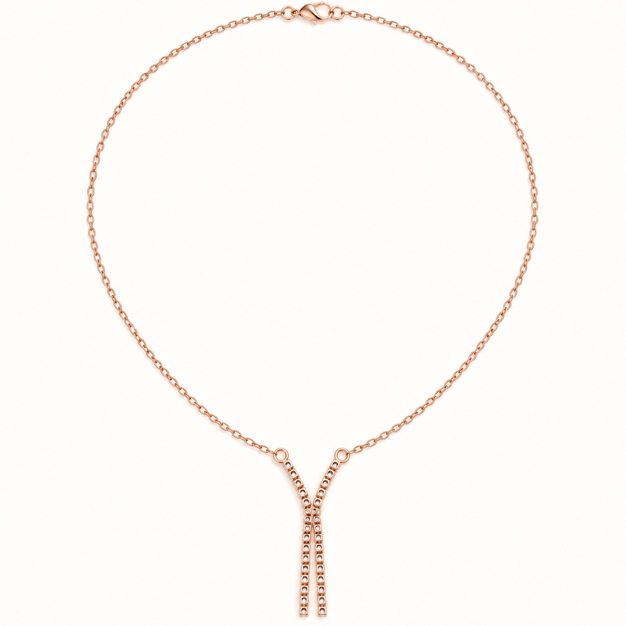 0.37 CTW Crossover Diamond Pendant Necklace in 14K & 18K Gold