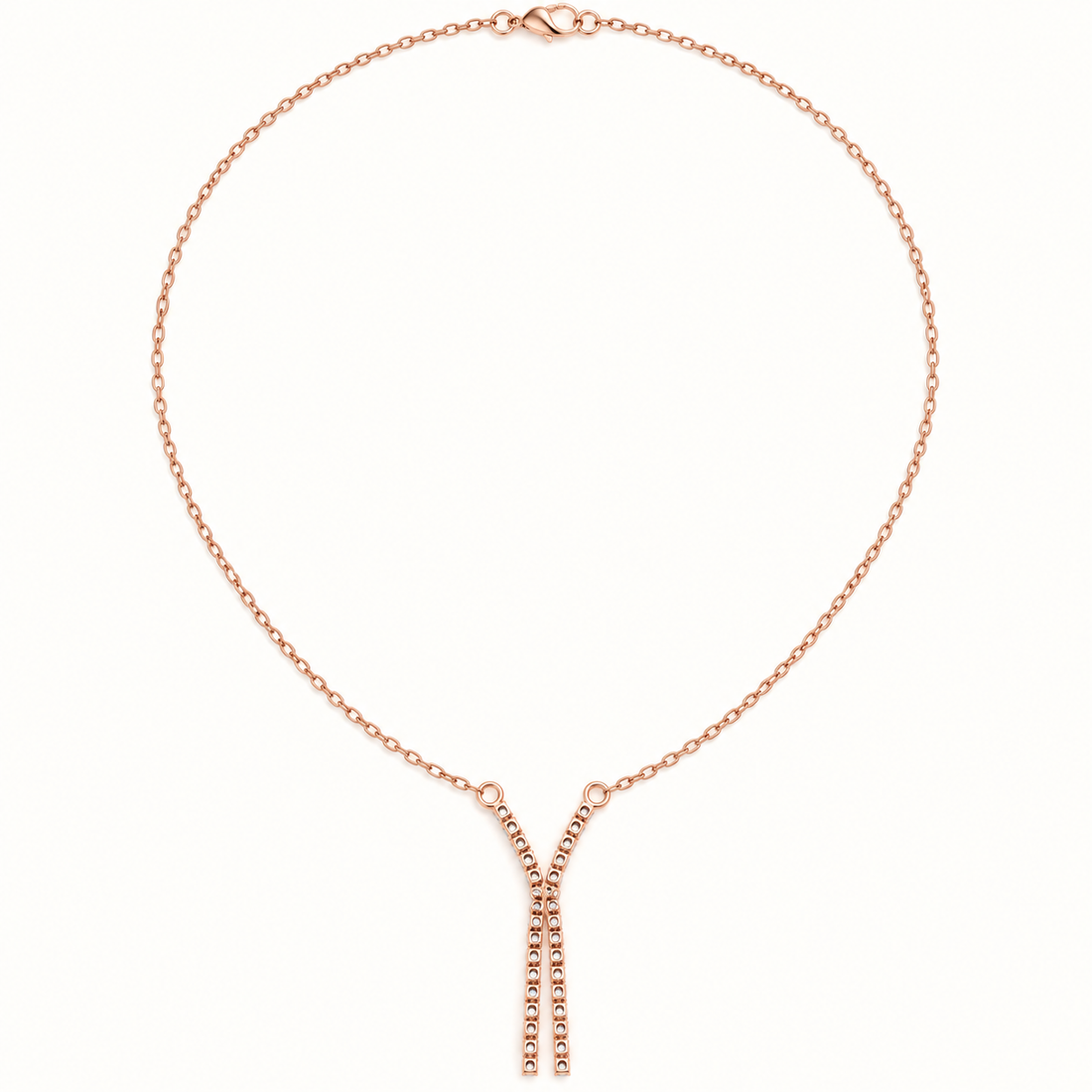 0.37 CTW Crossover Diamond Pendant Necklace in 14K & 18K Gold