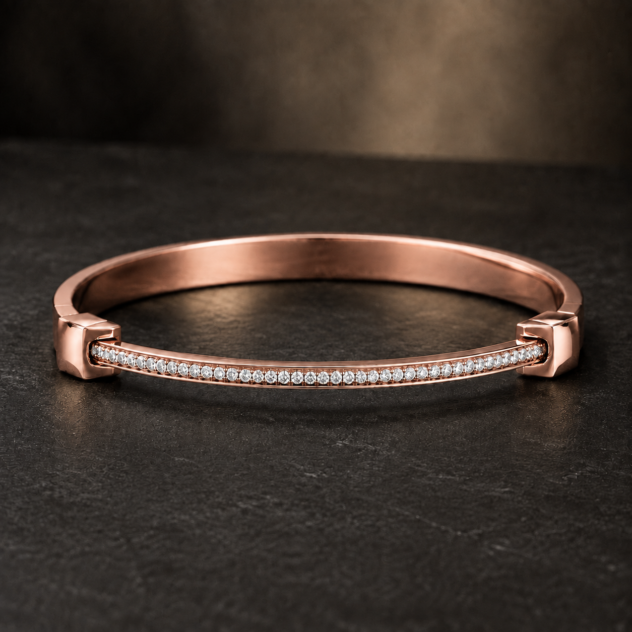 0.55 CTW Diamond Men’s Cuff Bracelet  in 14K & 18K Gold