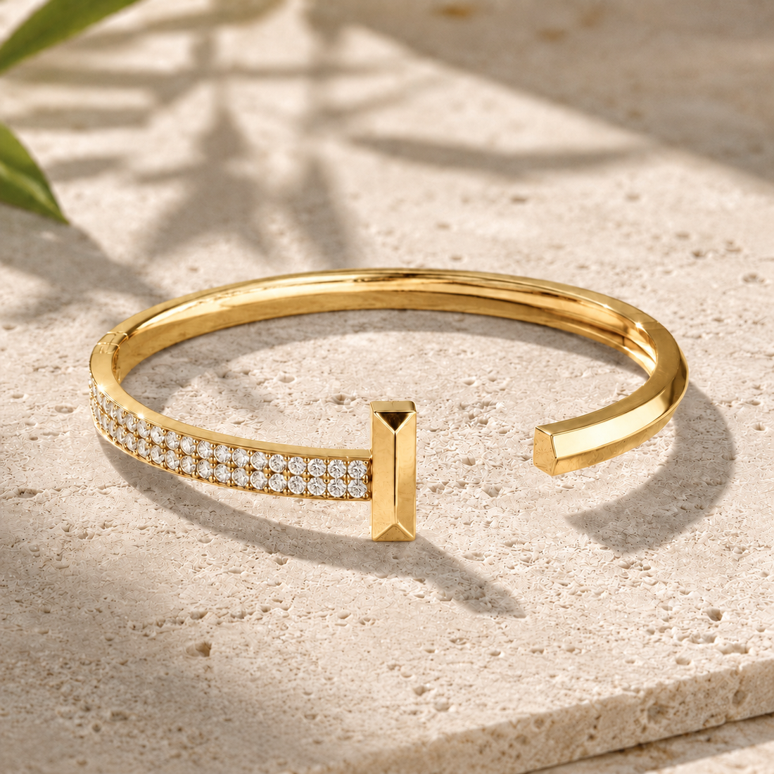 2.58 CTW Pavé Round Diamond Men’s Cuff Bracelet in 14K & 18K Gold