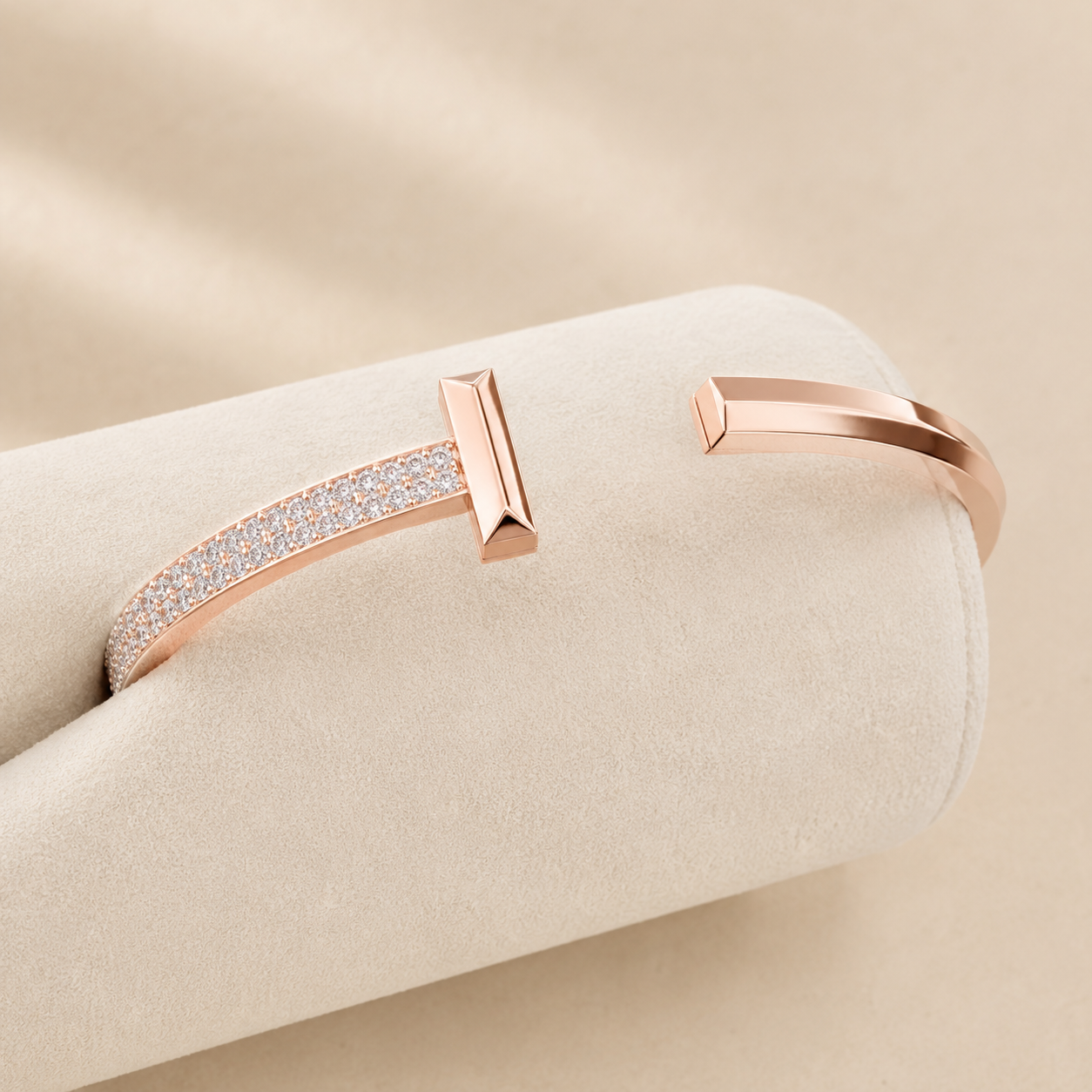 2.58 CTW Pavé Round Diamond Men’s Cuff Bracelet in 14K & 18K Gold