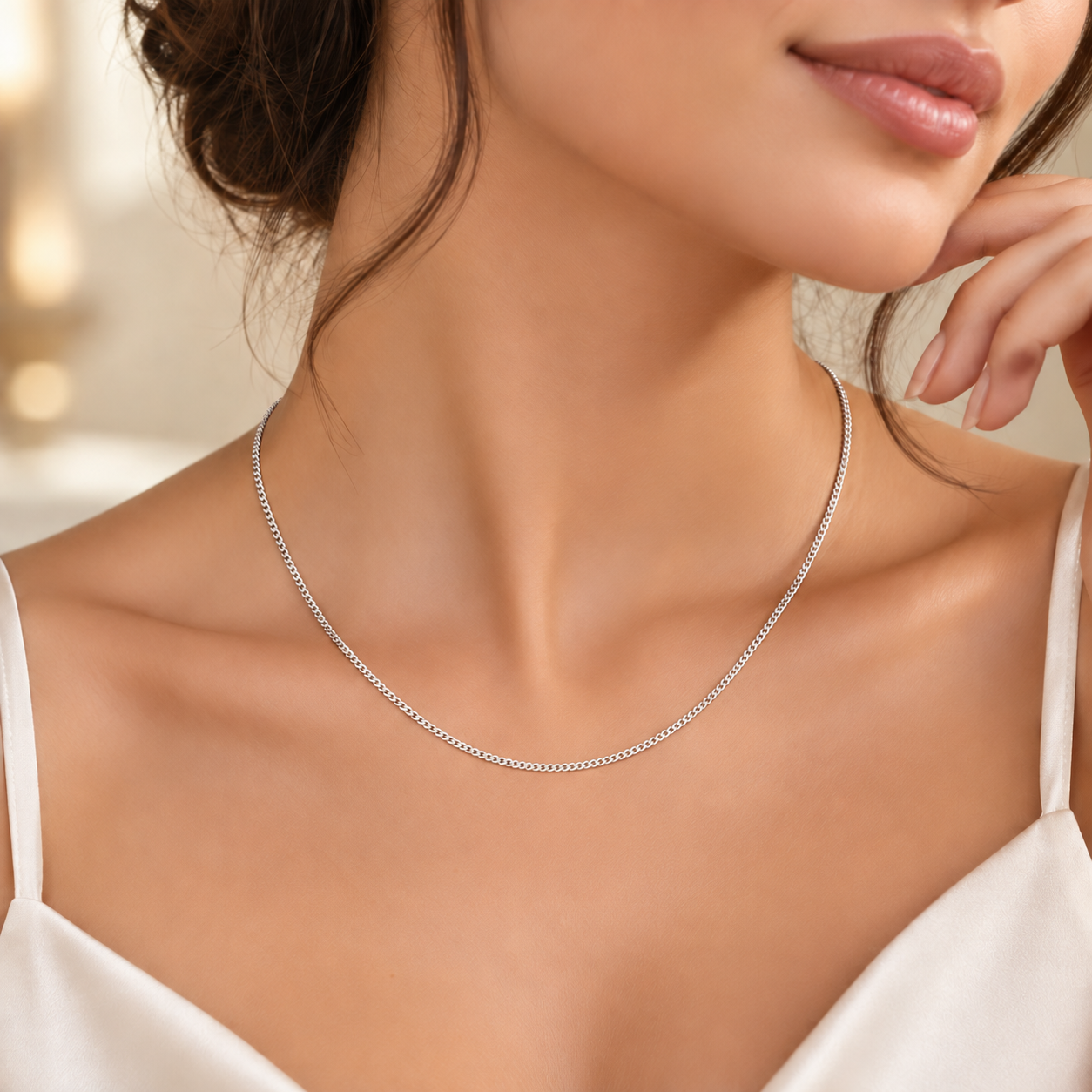 20-Inch Minimalist Gold Necklace in 14K & 18K Gold