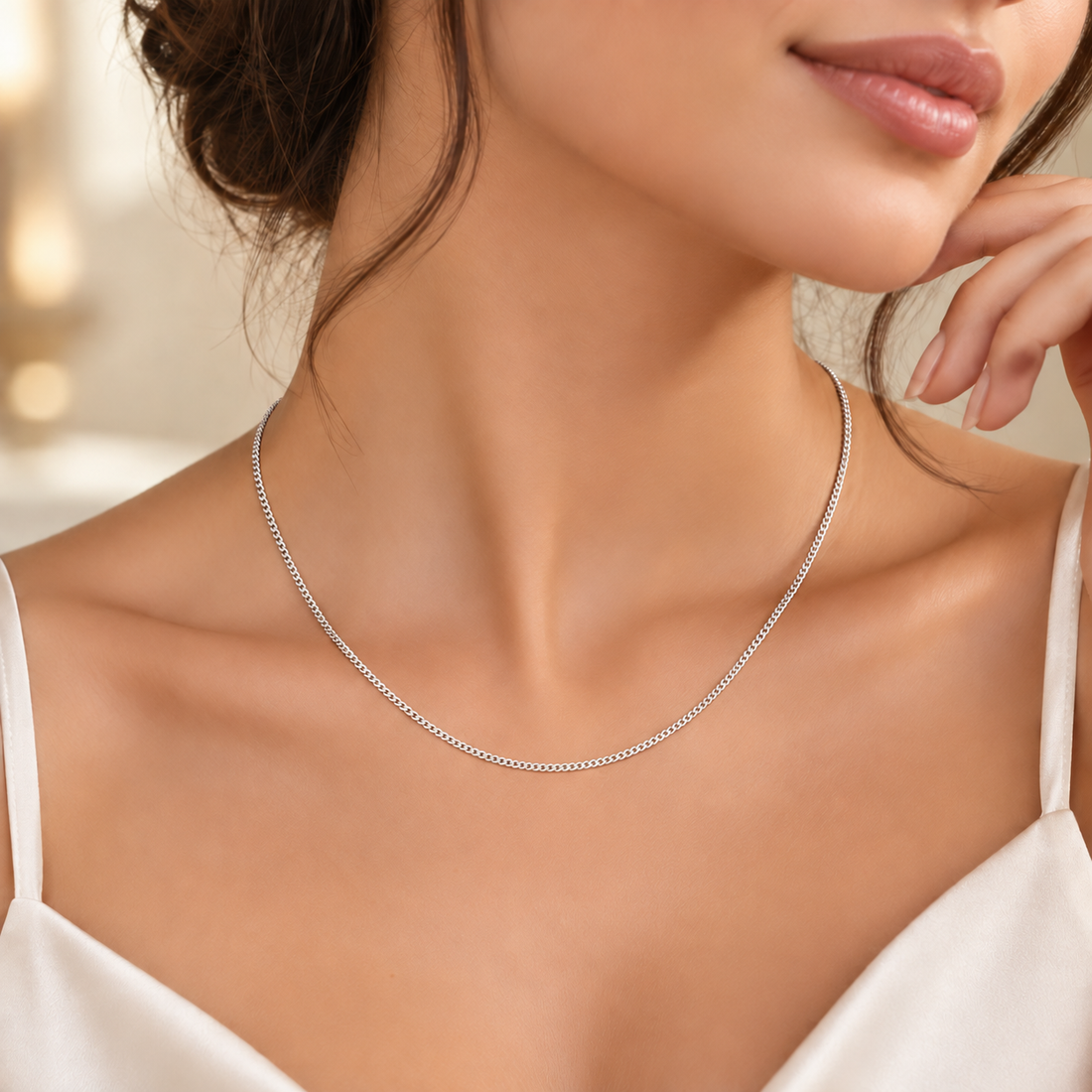 20-Inch Minimalist Gold Necklace in 14K & 18K Gold
