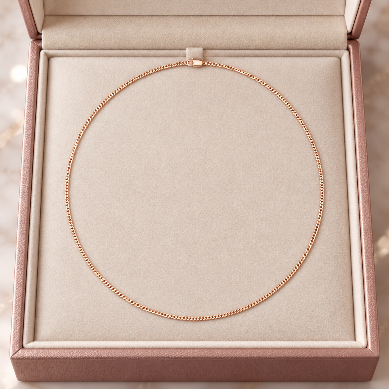20-Inch Minimalist Gold Necklace in 14K & 18K Gold
