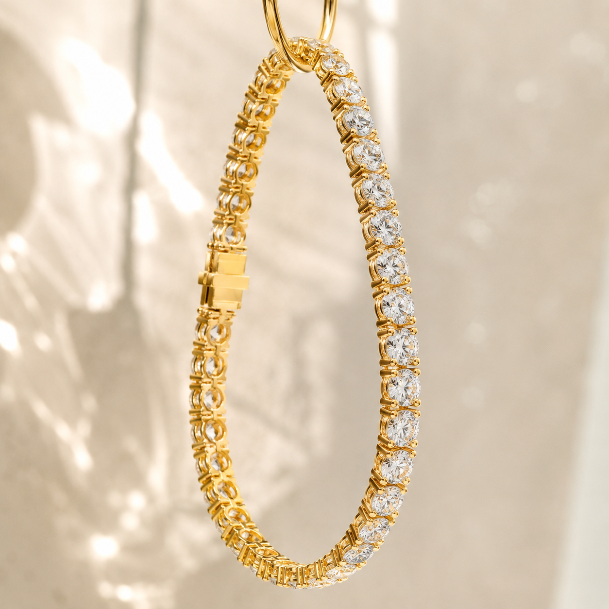 Lumiere Radiance Round-Cut Tennis Bracelet for Women a Best Gift for Her