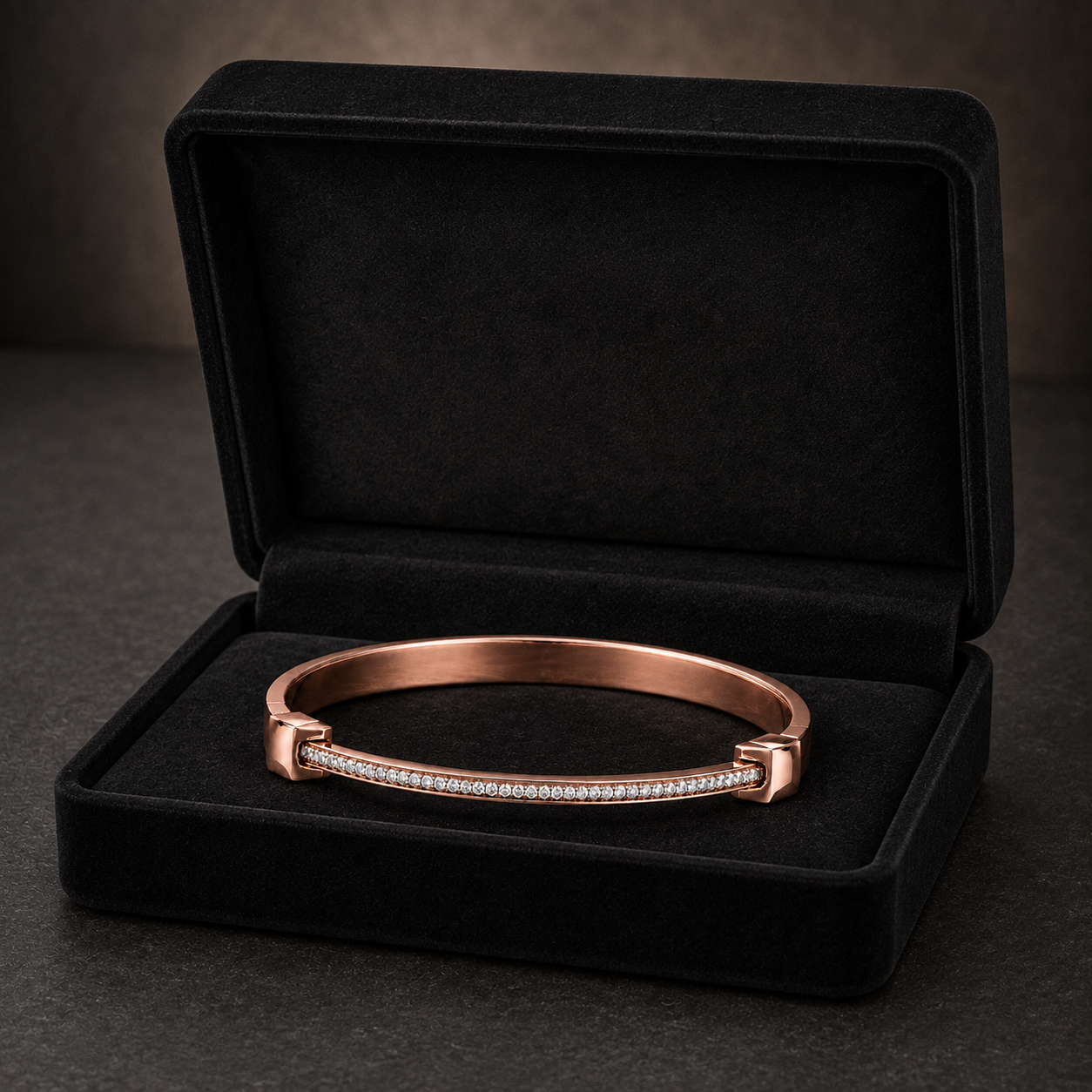 0.55 CTW Diamond Men’s Cuff Bracelet  in 14K & 18K Gold