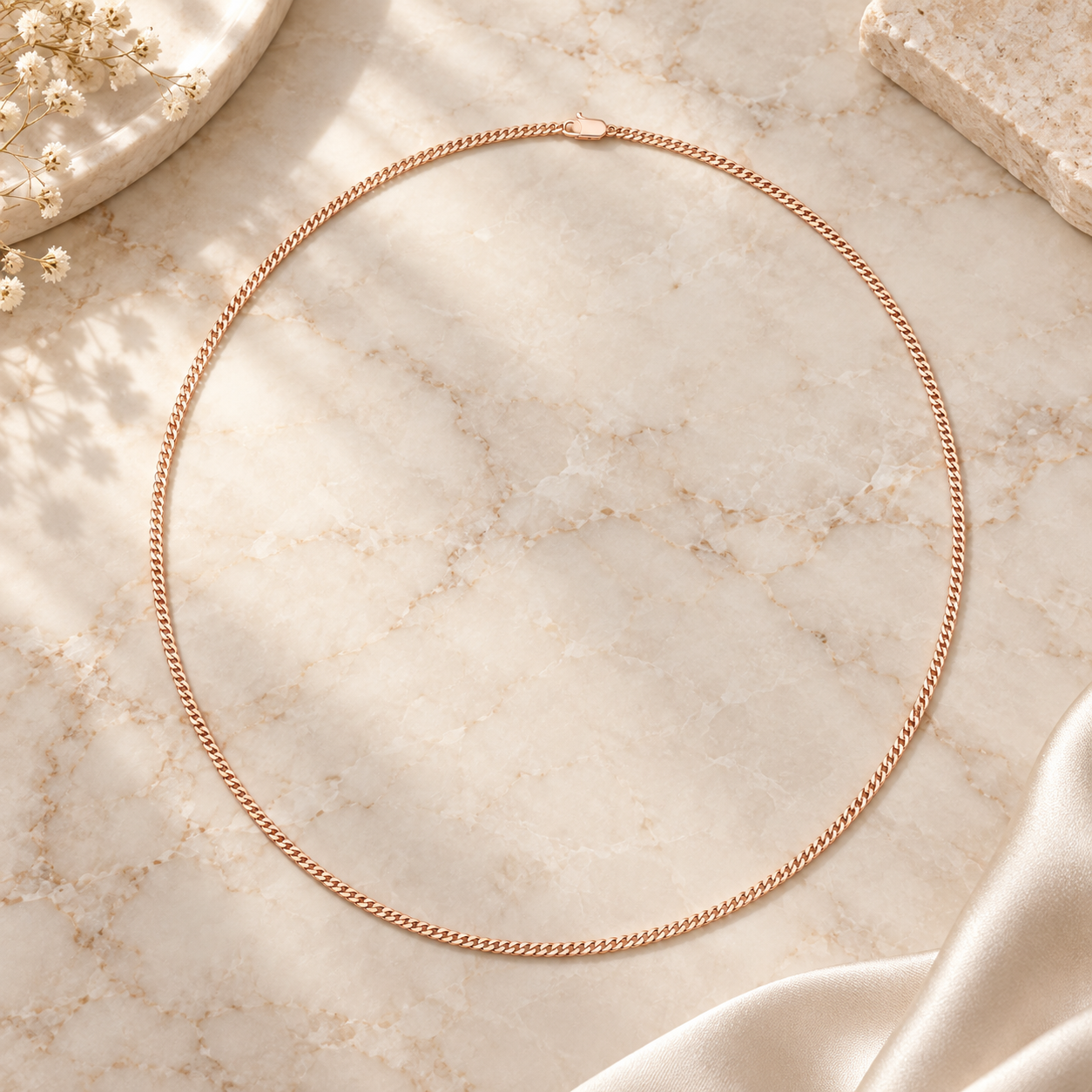 20-Inch Minimalist Gold Necklace in 14K & 18K Gold