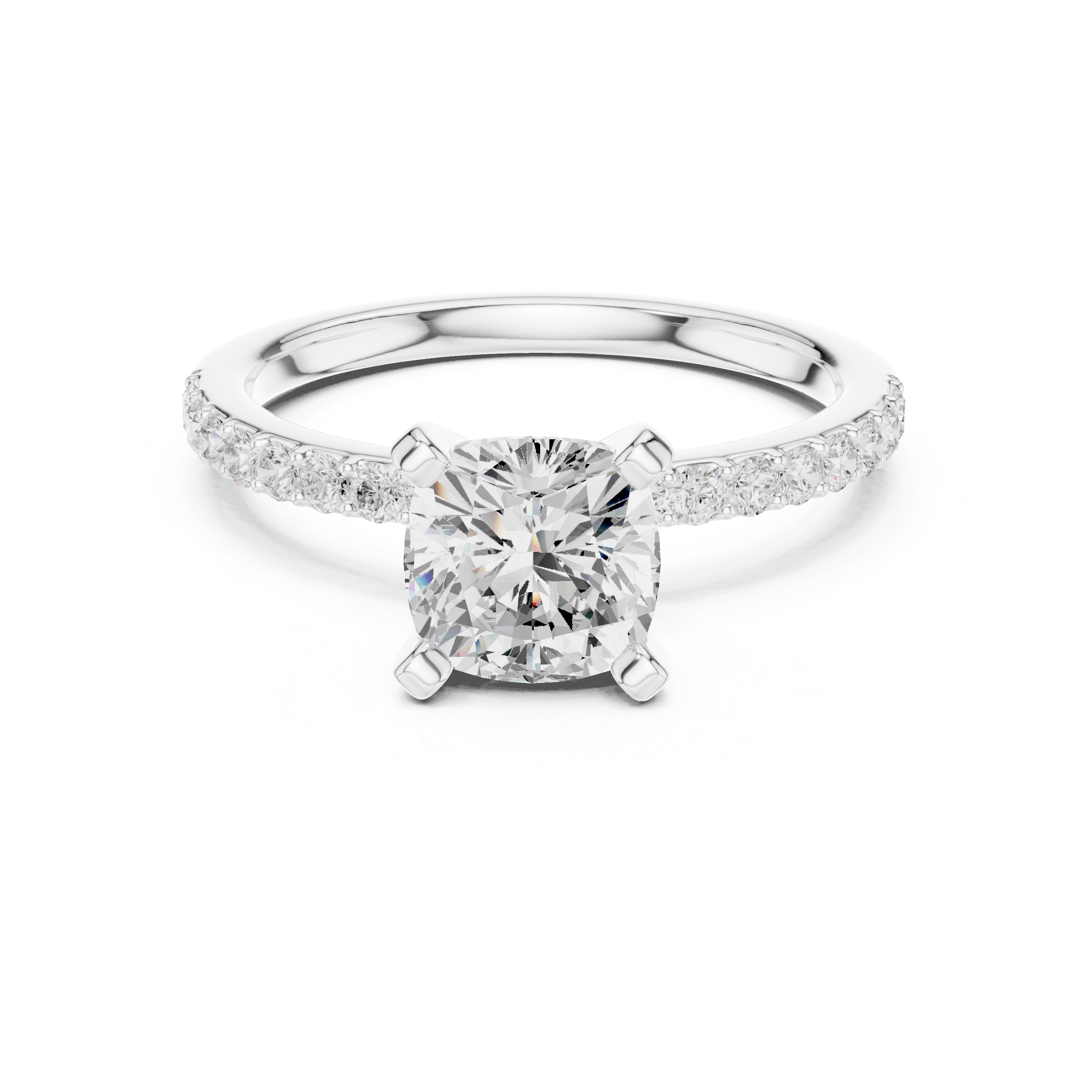 14K / 18K Rose Gold Solitaire Lab-Grown Diamond Engagement Ring