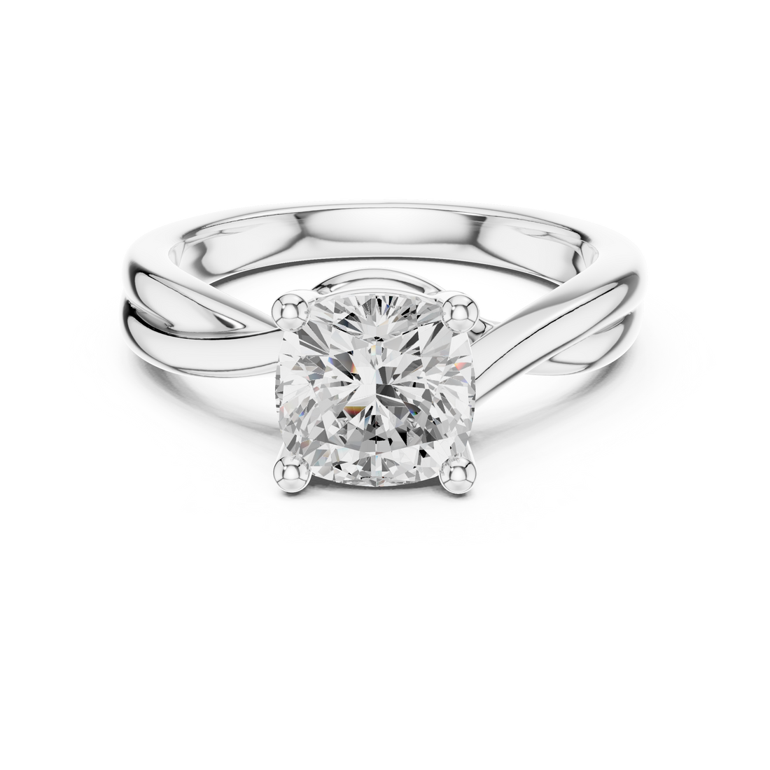 Elegant Solitaire Lab-Grown Diamond Ring in 14K/18K Gold – By Kiashaa Jewellery
