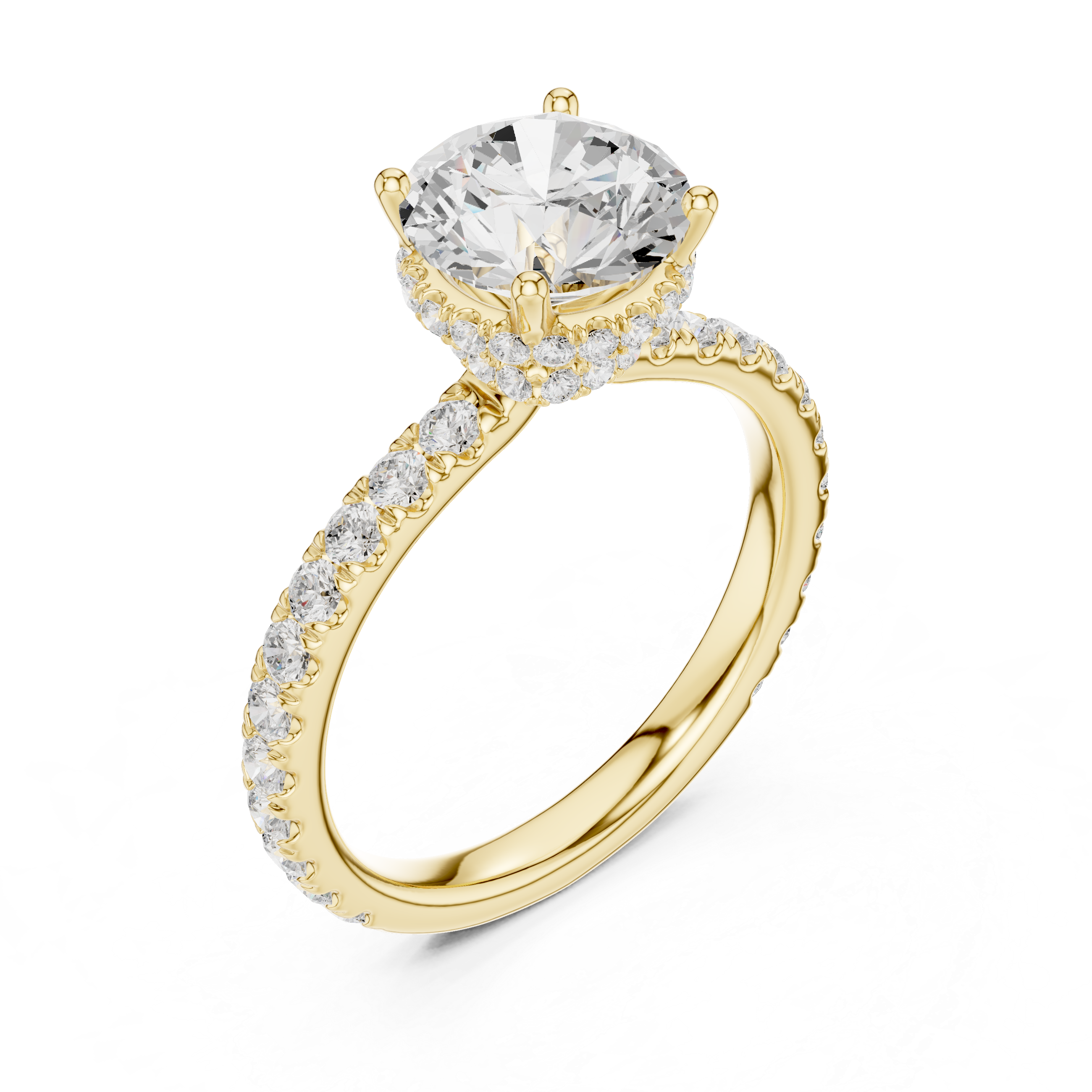 Elegant Rose Gold Solitaire Lab-Grown Diamond Engagement Ring | Kiashaa Jewellery