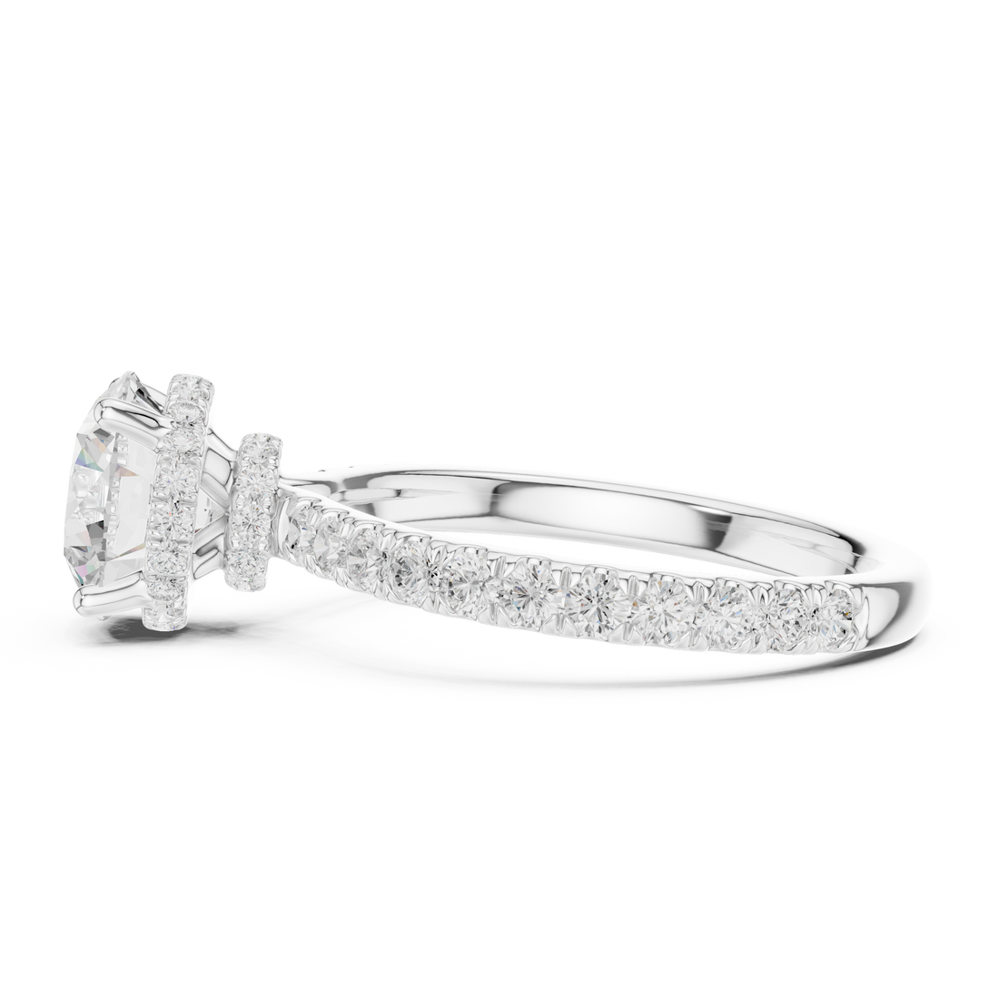 Elegant Rose Gold Solitaire Lab-Grown Diamond Engagement Ring | Kiashaa Jewellery