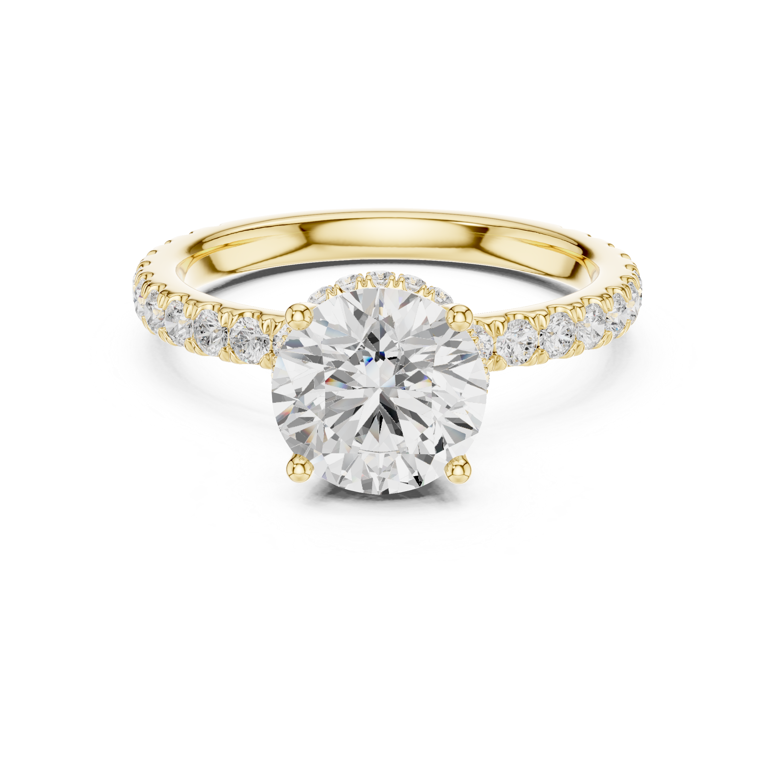 Elegant Rose Gold Solitaire Lab-Grown Diamond Engagement Ring | Kiashaa Jewellery