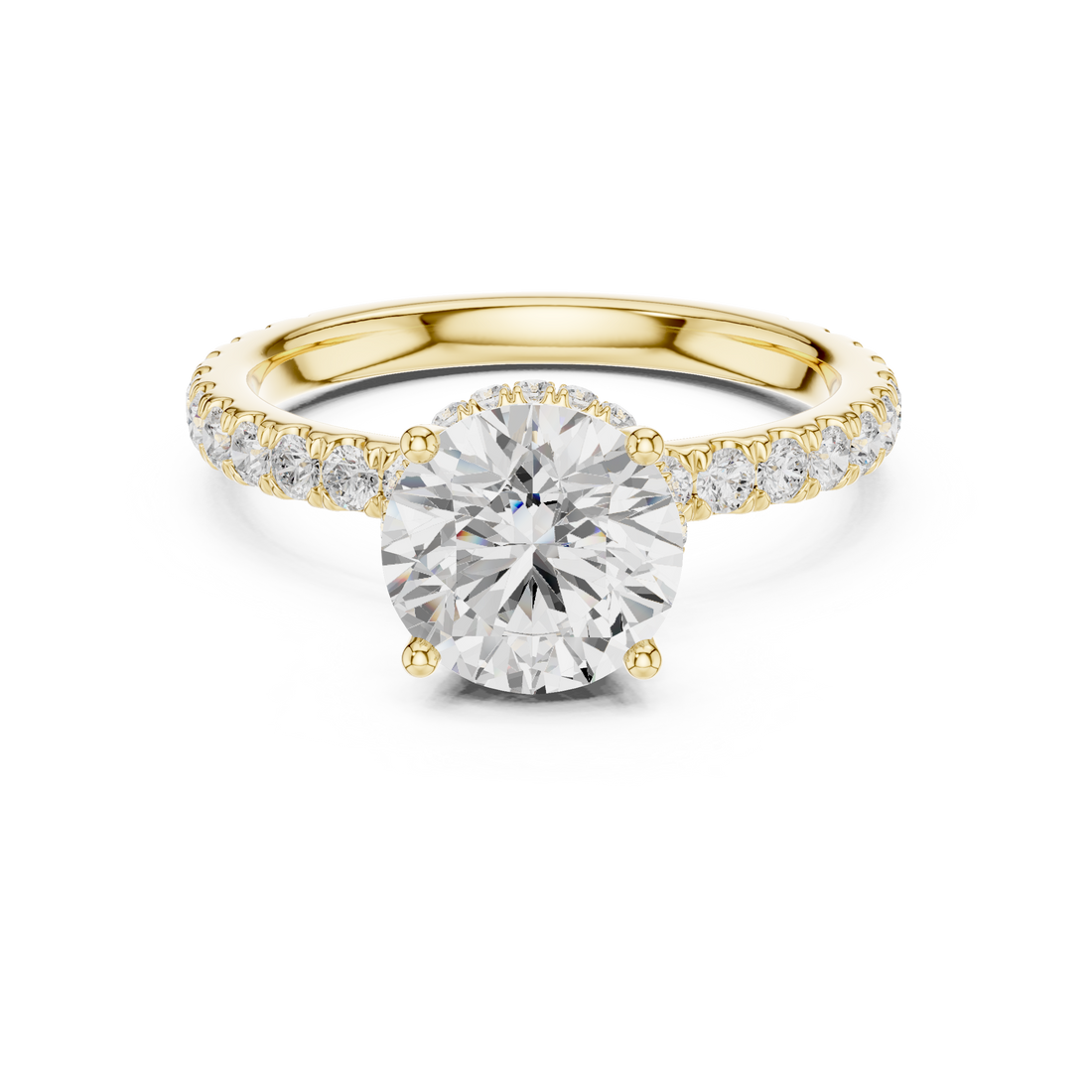 Elegant Rose Gold Solitaire Lab-Grown Diamond Engagement Ring | Kiashaa Jewellery