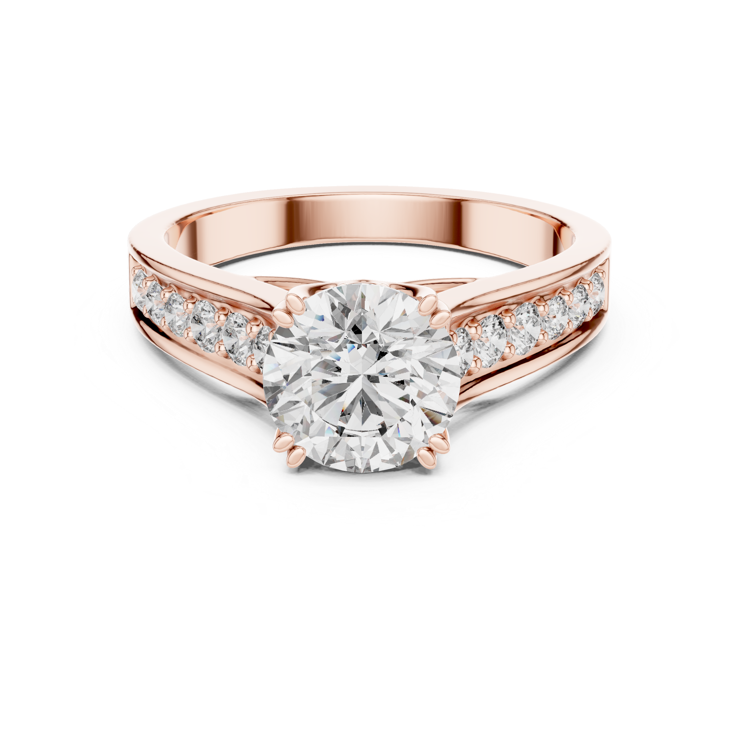 ✨ Elegant Lab-Grown Diamond Solitaire Ring – 18K Rose Gold | Kiashaa Jewellery