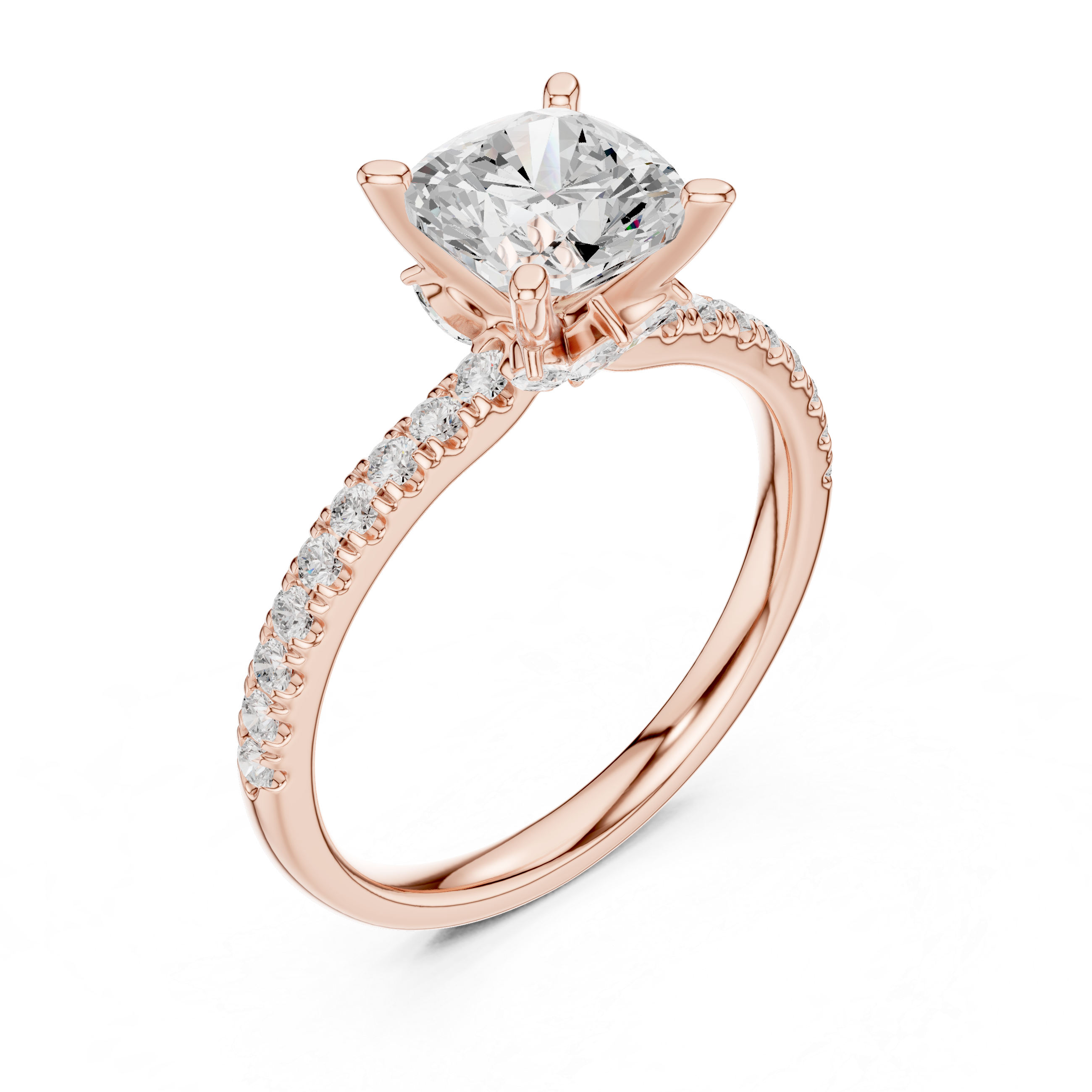 Classic Solitaire Lab-Grown Diamond Engagement Ring | 14K & 18K Gold