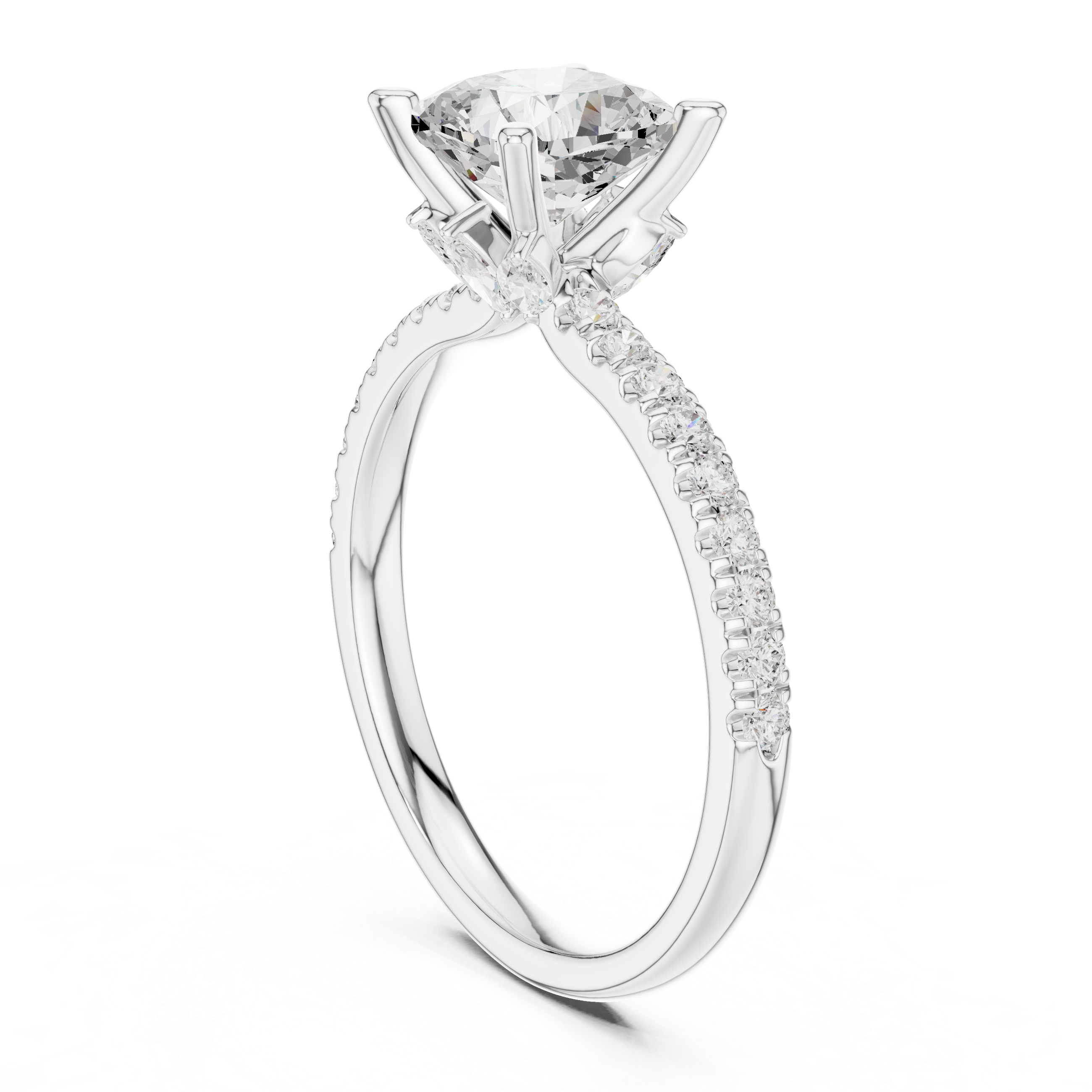 Classic Solitaire Lab-Grown Diamond Engagement Ring | 14K & 18K Gold