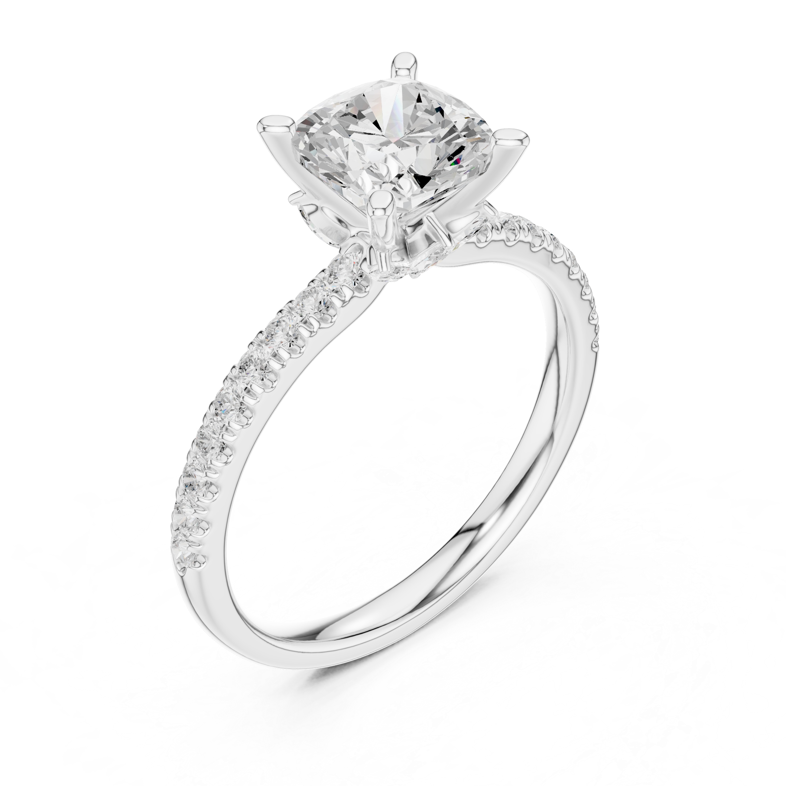 Classic Solitaire Lab-Grown Diamond Engagement Ring | 14K & 18K Gold